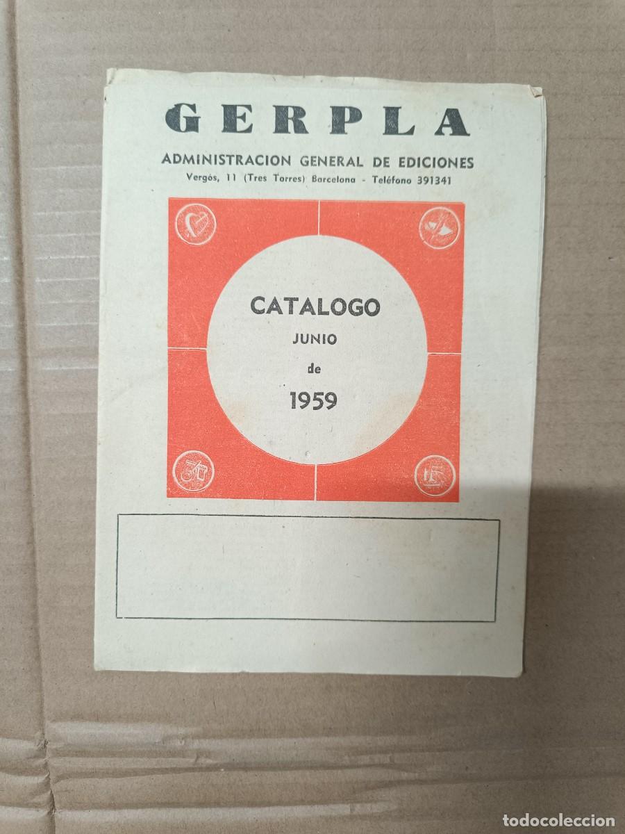 Cat&aacute;logos publicitarios: ANTIGUO CATALOGO DE GERPLA, ADMINISTRACION DE EDICIONES 1959, LIBROS Y NOVELAS, BARCELONA -P25