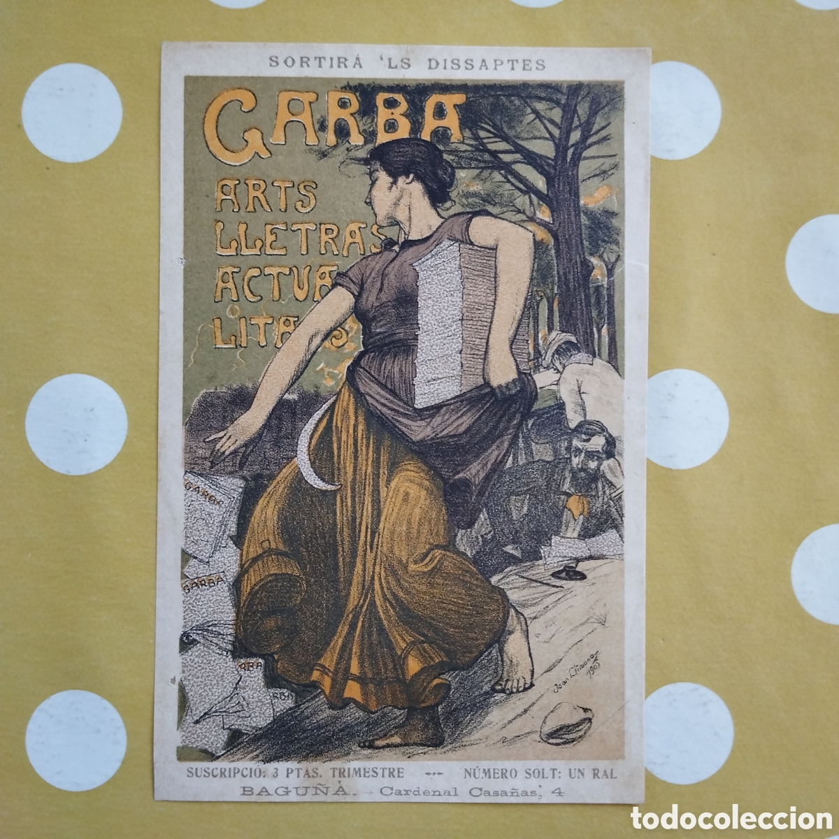 Cat&aacute;logos publicitarios: PUBLICITAT REVISTA GARBA ARTS LLETRAS ACTUALITATS 11X17