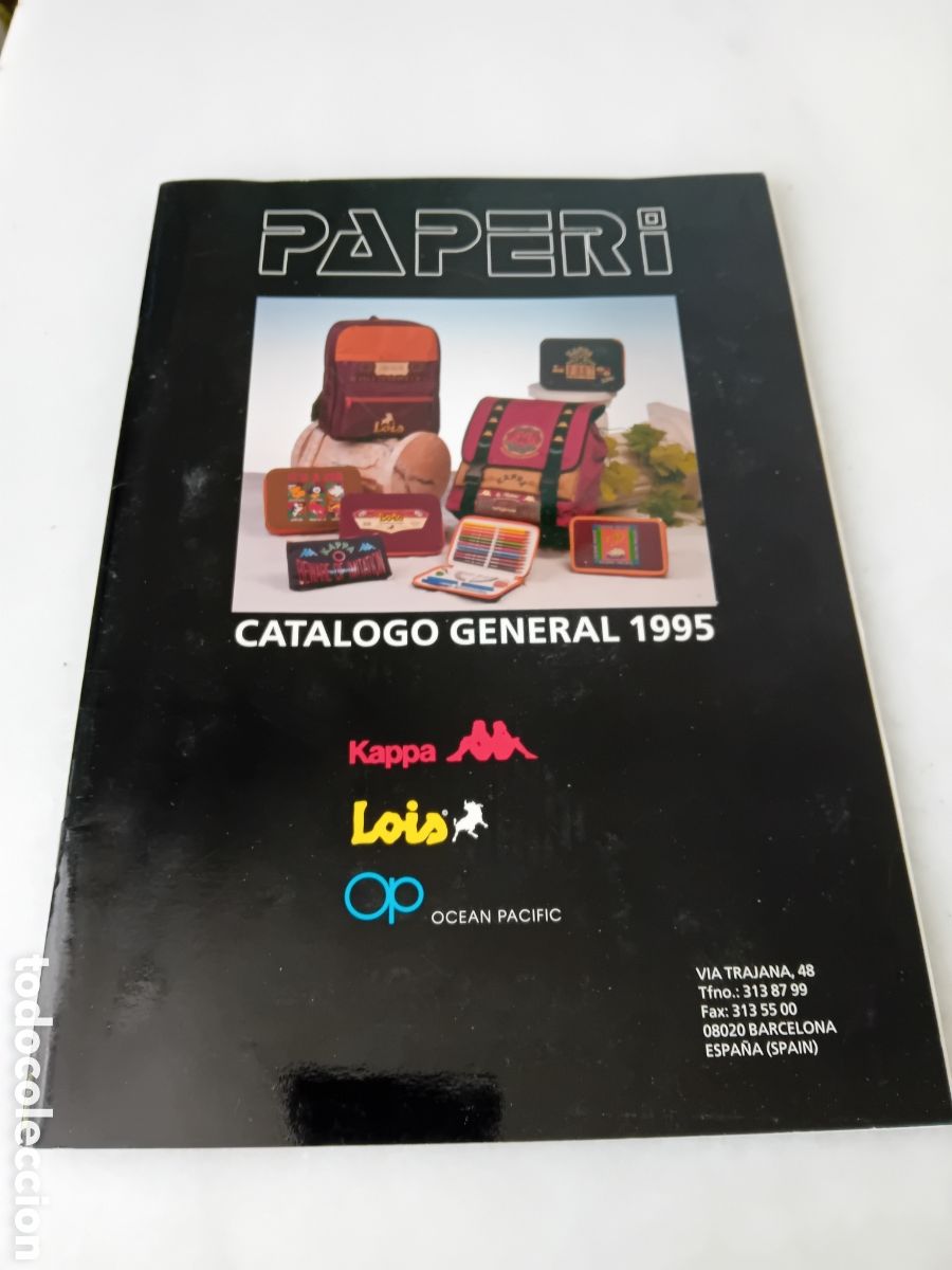 Cat&aacute;logos publicitarios: PAPERI.Cataligo General 1995