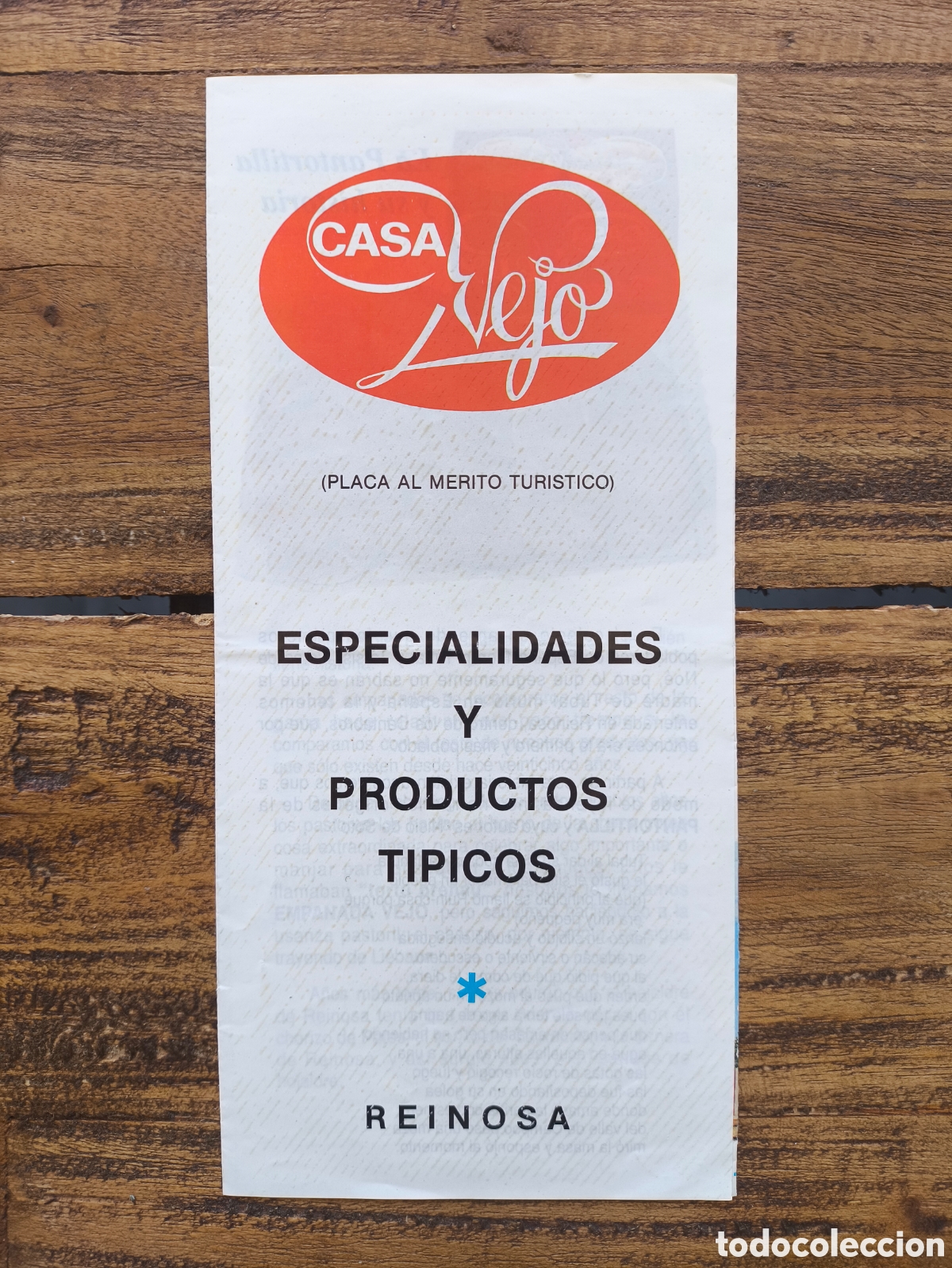 Cat&aacute;logos publicitarios: Folleto desplegable turismo Publicidad Casa Vejo Reinosa Cantabria