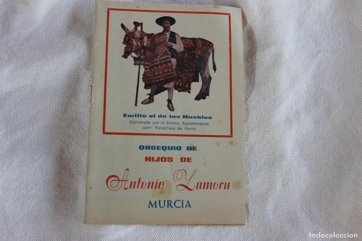 Cat&aacute;logos publicitarios: EMILIO EL DE LOS MEBLES PANOCHISTA DE HONOR 1970 MURCIA