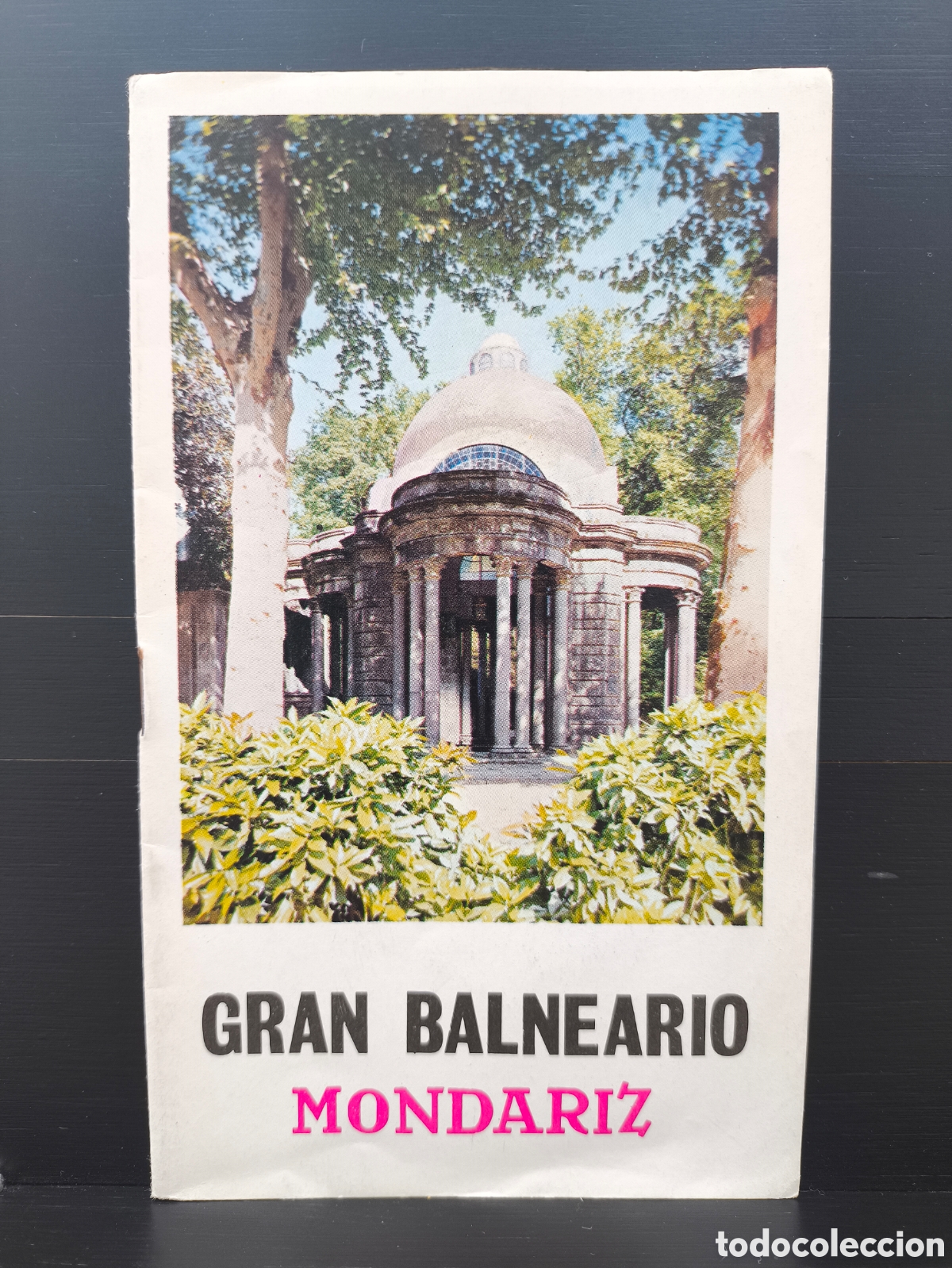 Cat&aacute;logos publicitarios: Antiguo folleto guia informaci&oacute;n publicidad servicios Gran Balneario Mondariz Pontevedra
