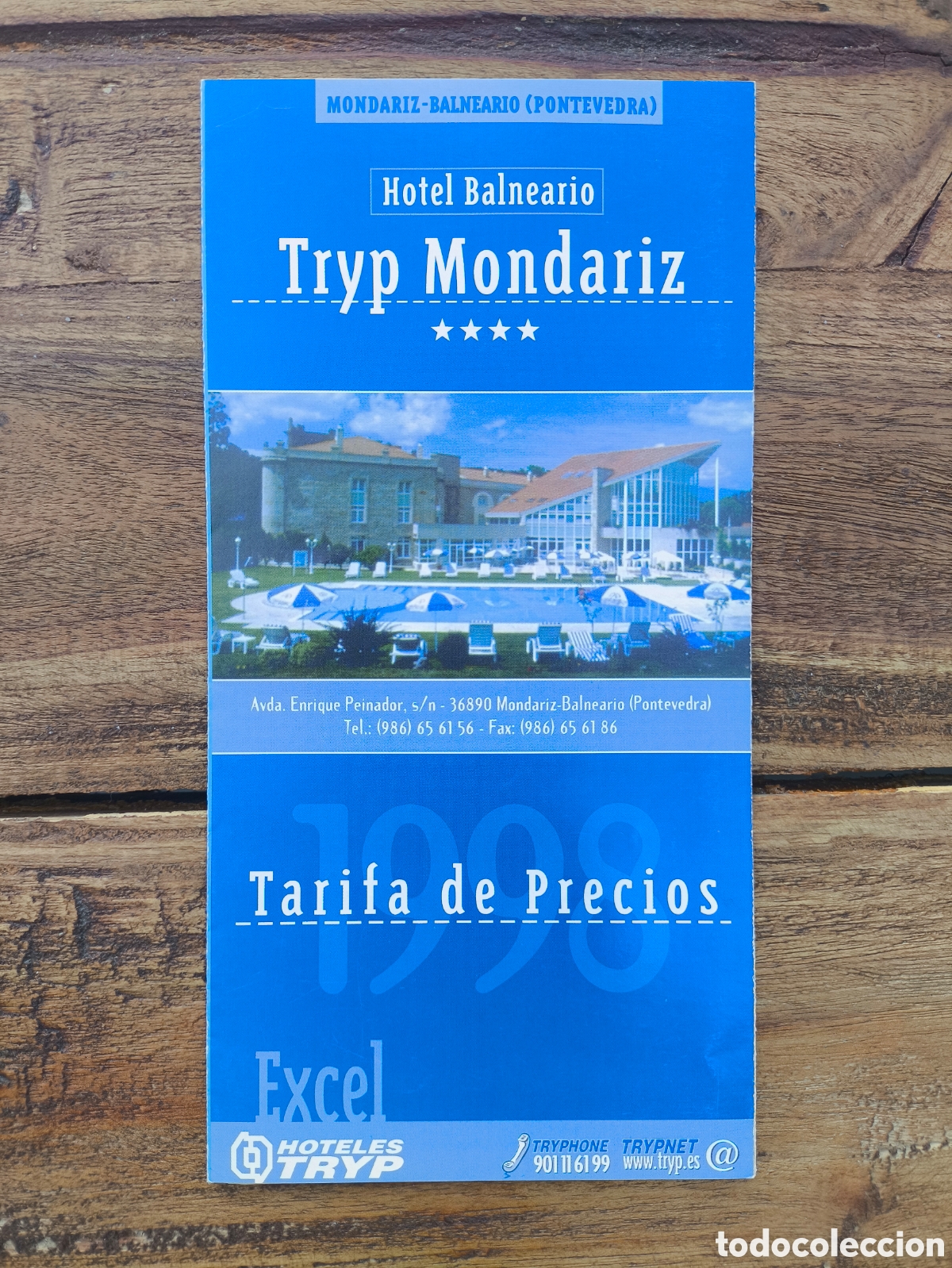 Cat&aacute;logos publicitarios: Folleto guia informaci&oacute;n publicidad servicios tarifas Hotel Balneario Tryp Mondariz Pontevedra