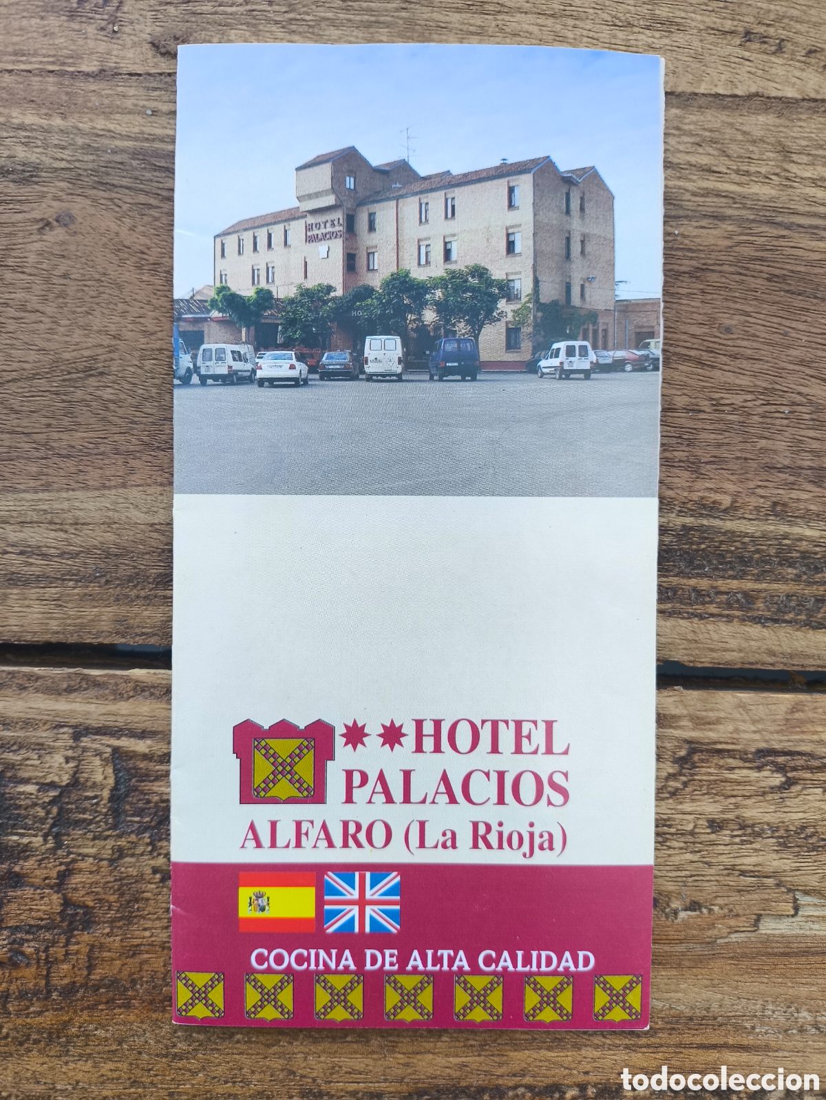 Cat&aacute;logos publicitarios: Folleto guia informaci&oacute;n publicidad servicios Hotel Palacios Alfaro La Rioja