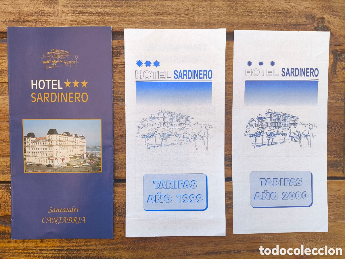 Cat&aacute;logos publicitarios: Folleto guia informaci&oacute;n publicidad servicios tarifas Hotel Sardinero Santander
