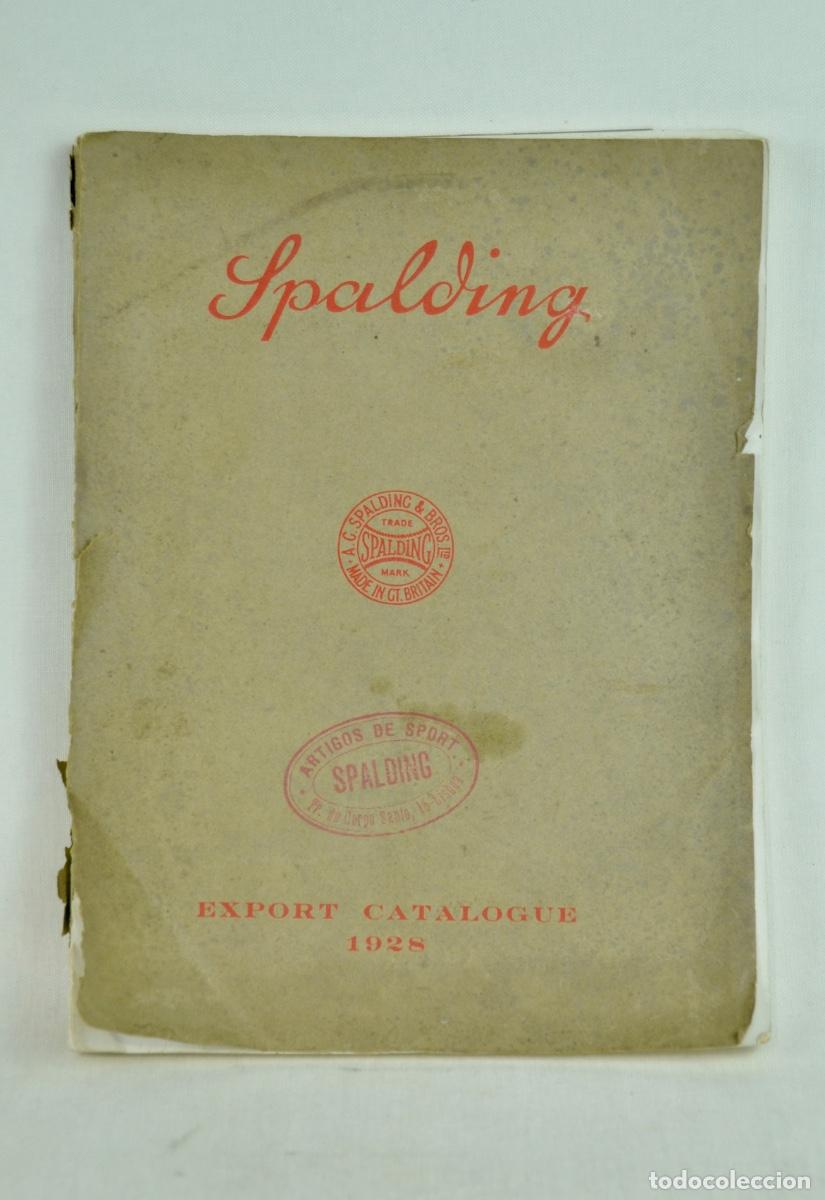Cat&aacute;logos publicitarios: Cat&aacute;logo de la marca Spalding de 1928