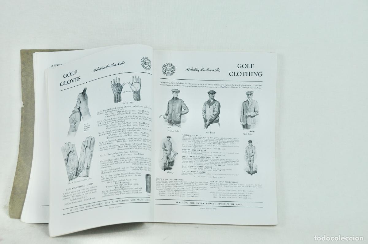 Cat&aacute;logos publicitarios: Cat&aacute;logo de la marca Spalding de 1928 - Foto 6