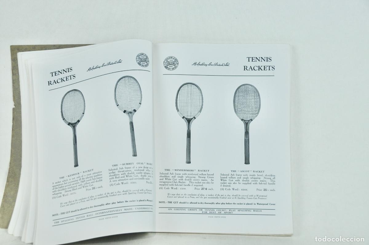 Cat&aacute;logos publicitarios: Cat&aacute;logo de la marca Spalding de 1928 - Foto 8