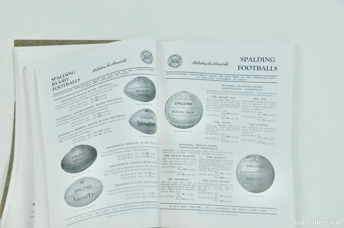 Cat&aacute;logos publicitarios: Cat&aacute;logo de la marca Spalding de 1928 - Foto 9