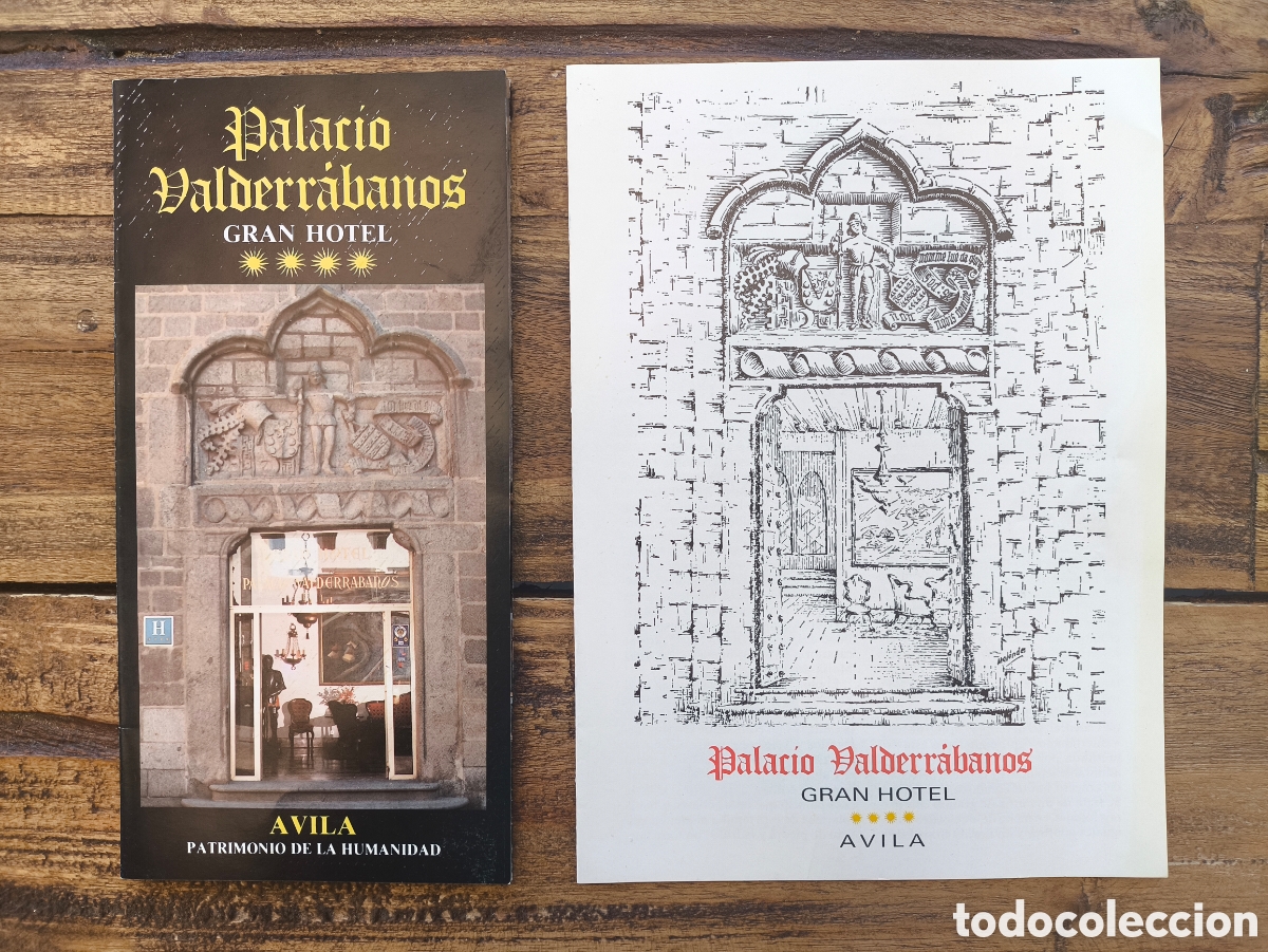 Cat&aacute;logos publicitarios: Lote folletos guia informaci&oacute;n publicidad servicios Gran Hotel Palacio Valderr&aacute;banos &Aacute;vila