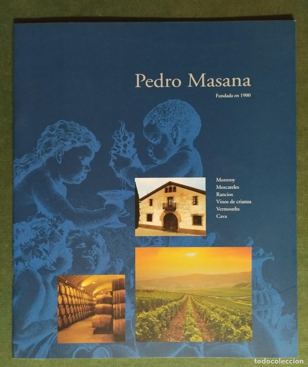 Cat&aacute;logos publicitarios: CATALOGO PUBLICITARIO PEDRO MASANA (BARCELONA) VINOS