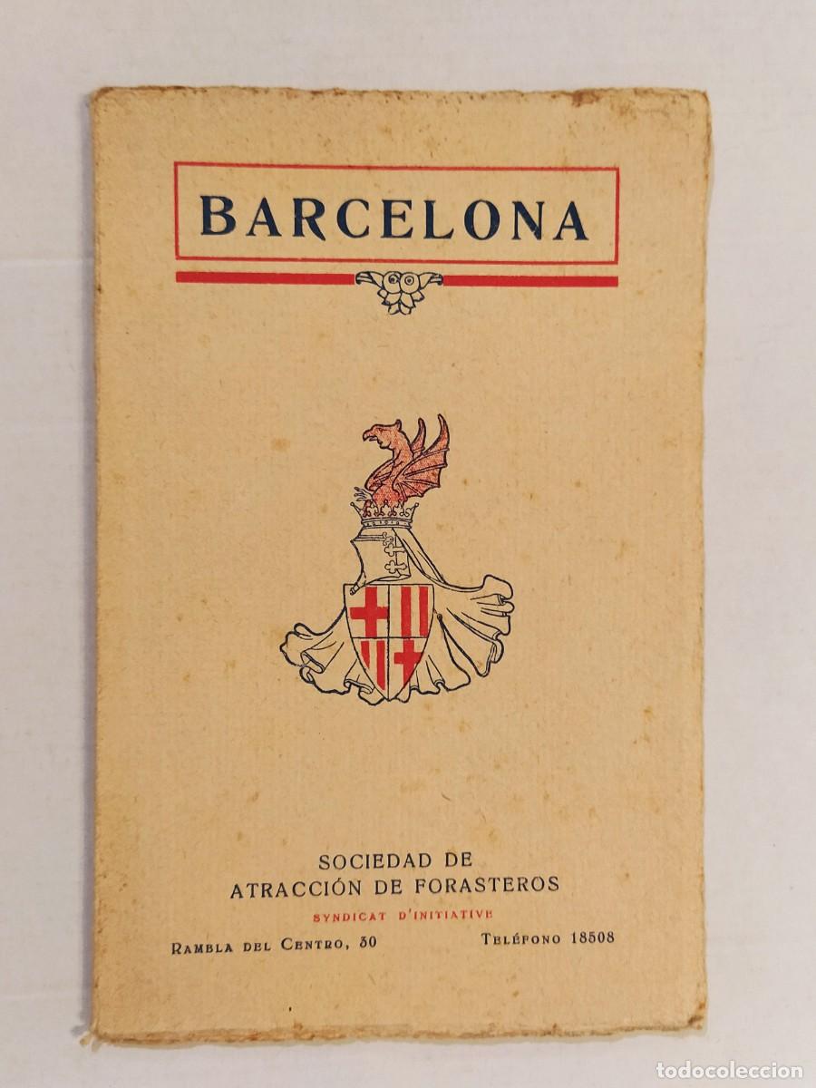 Cat&aacute;logos publicitarios: BARCELONA - GUIA - SOCIEDAD ATRACCION DE FORASTEROS - CATALOGO PUBLICIDAD ANTIGUO -VER FOTOS