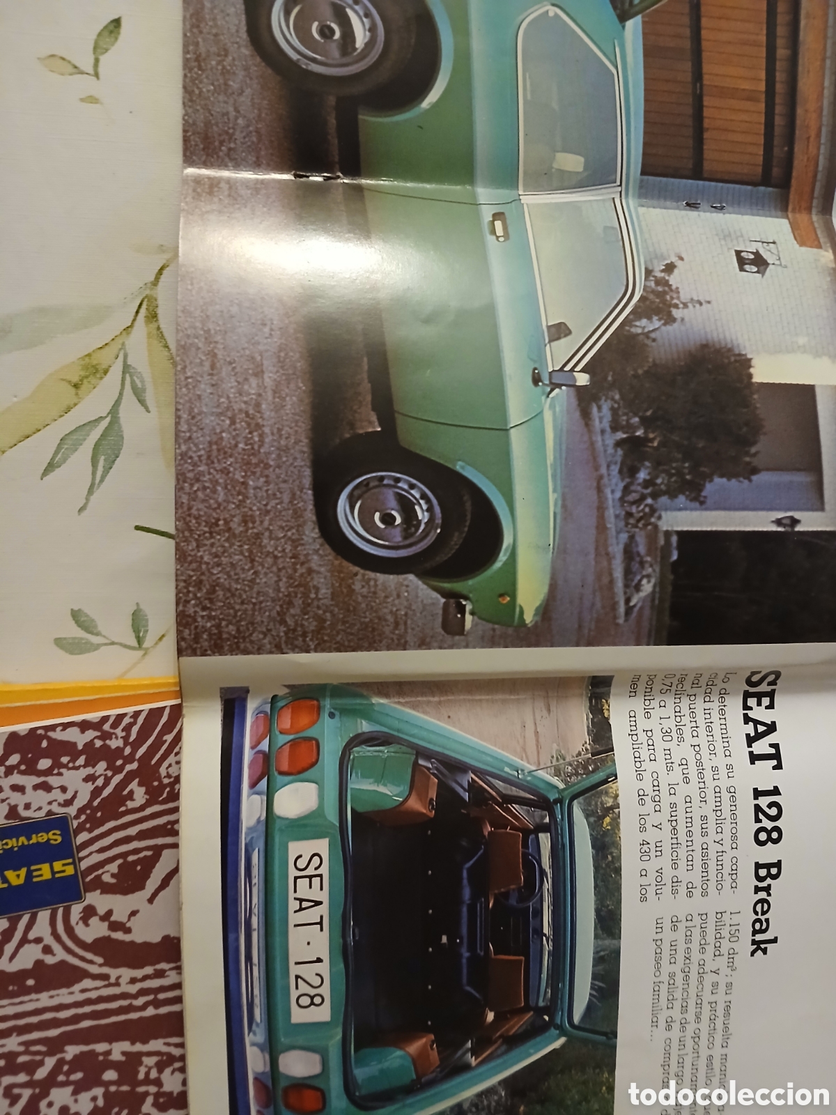 Cat&aacute;logos publicitarios: Cat&aacute;logos antiguos Seat 128 - Foto 6
