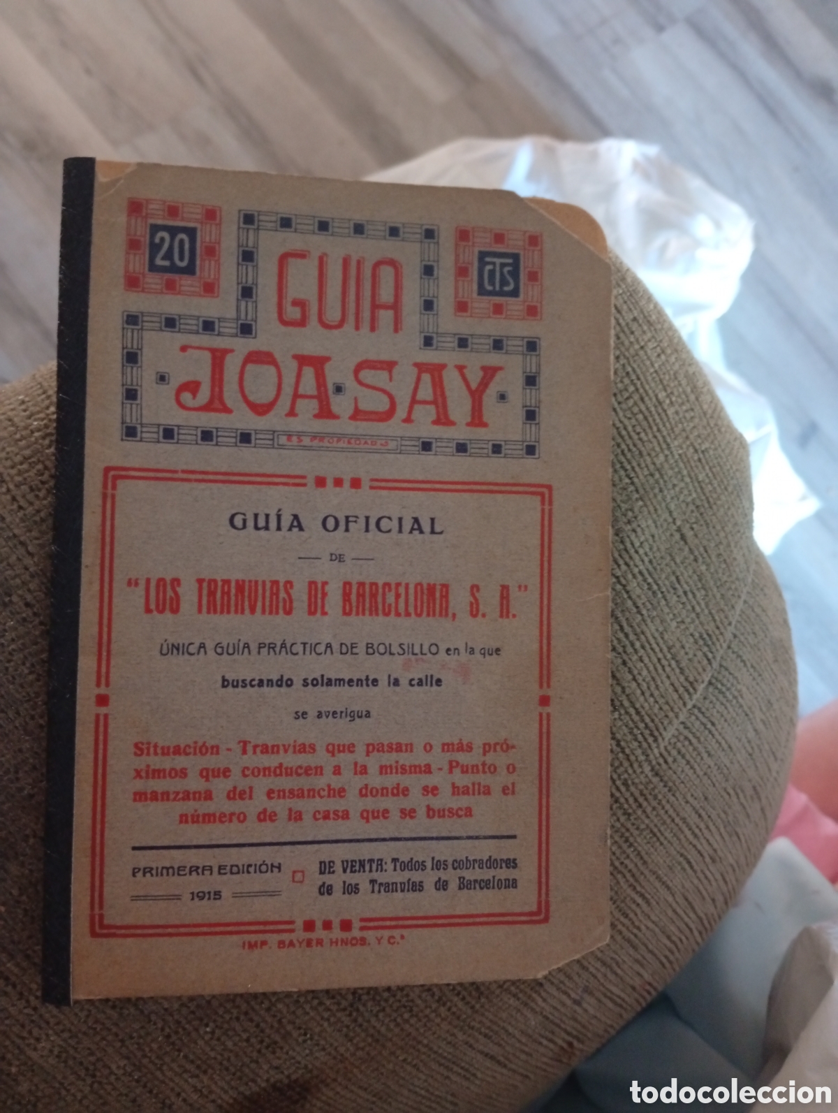 Cat&aacute;logos publicitarios: GUIA TRANV&Iacute;AS DE BCN JOS-SAY MUY BUEN ESTADO