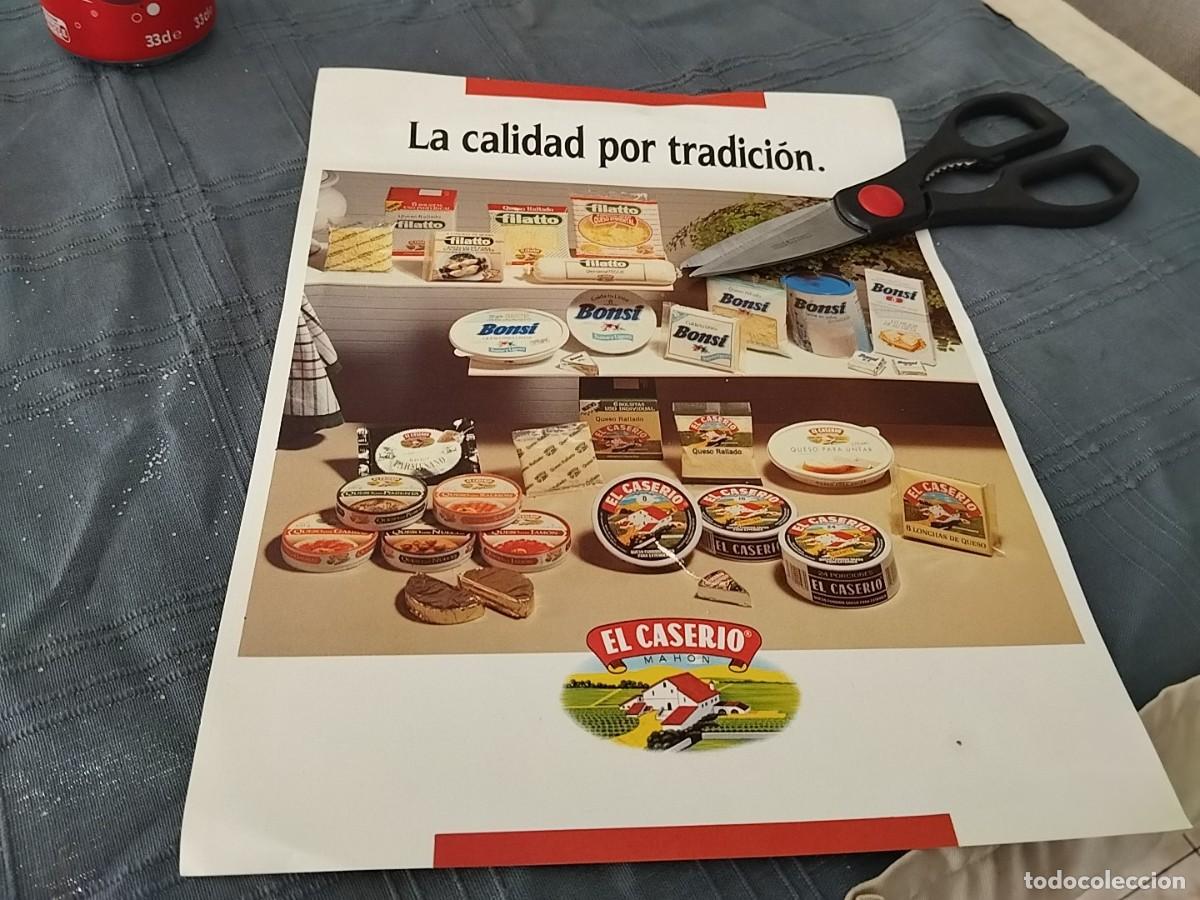 Cat&aacute;logos publicitarios: QUESITOS EL CASERIO ANTIGUO ANUNCIO PUBLICIDAD REVISTA BONITO PARA ENMARCAR