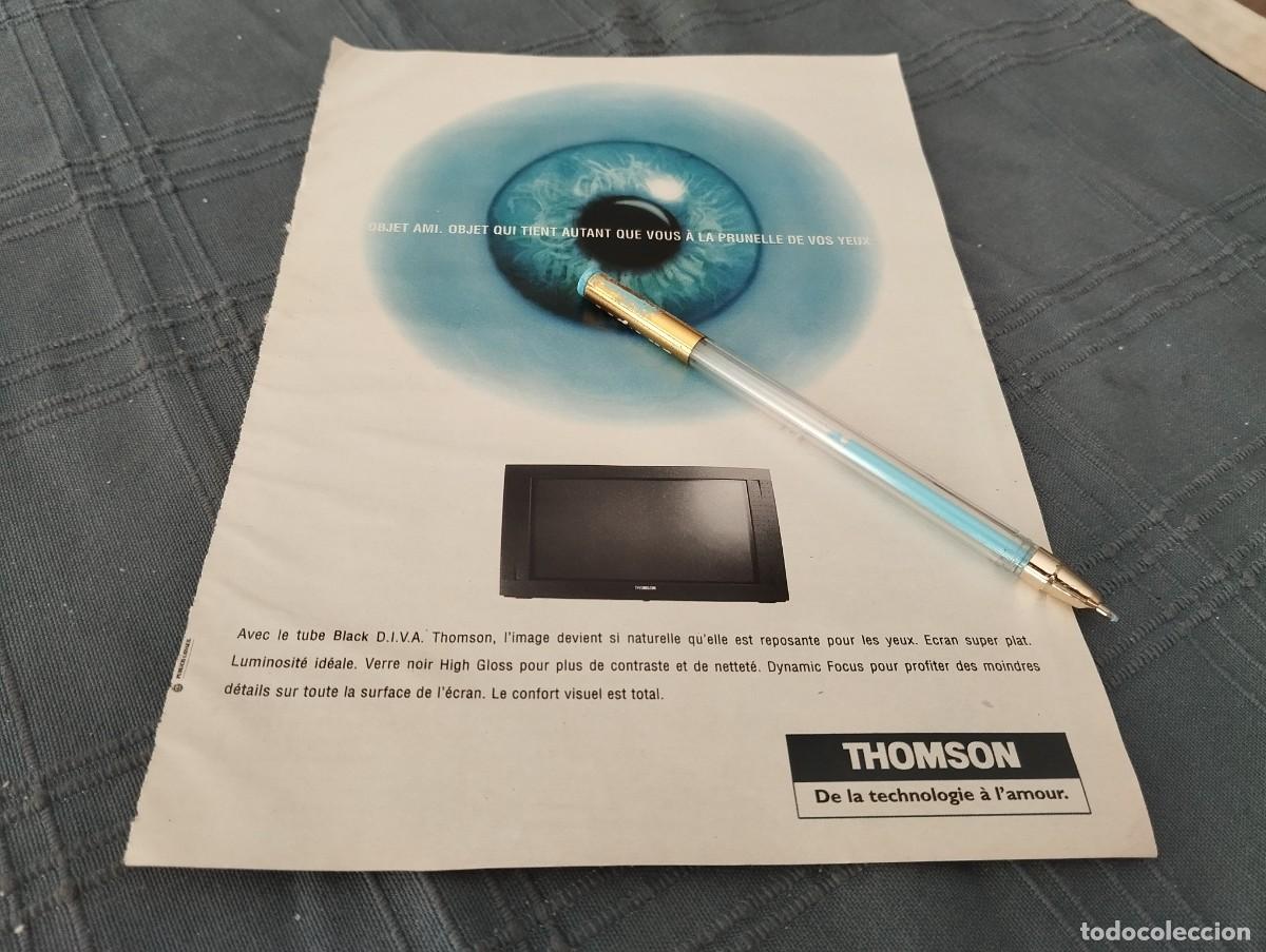 Cat&aacute;logos publicitarios: TELEVISOR THOMSON ANUNCIO PUBLICIDAD REVISTA EN ALEM&Aacute;N 1996 BONITO PARA ENMARCAR