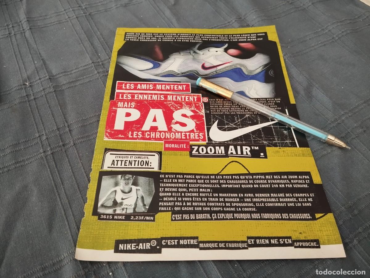 Cat&aacute;logos publicitarios: NIKE AIR ZAPATILLAS ANUNCIO PUBLICIDAD REVISTA EN ALEM&Aacute;N 1996 BONITO PARA ENMARCAR
