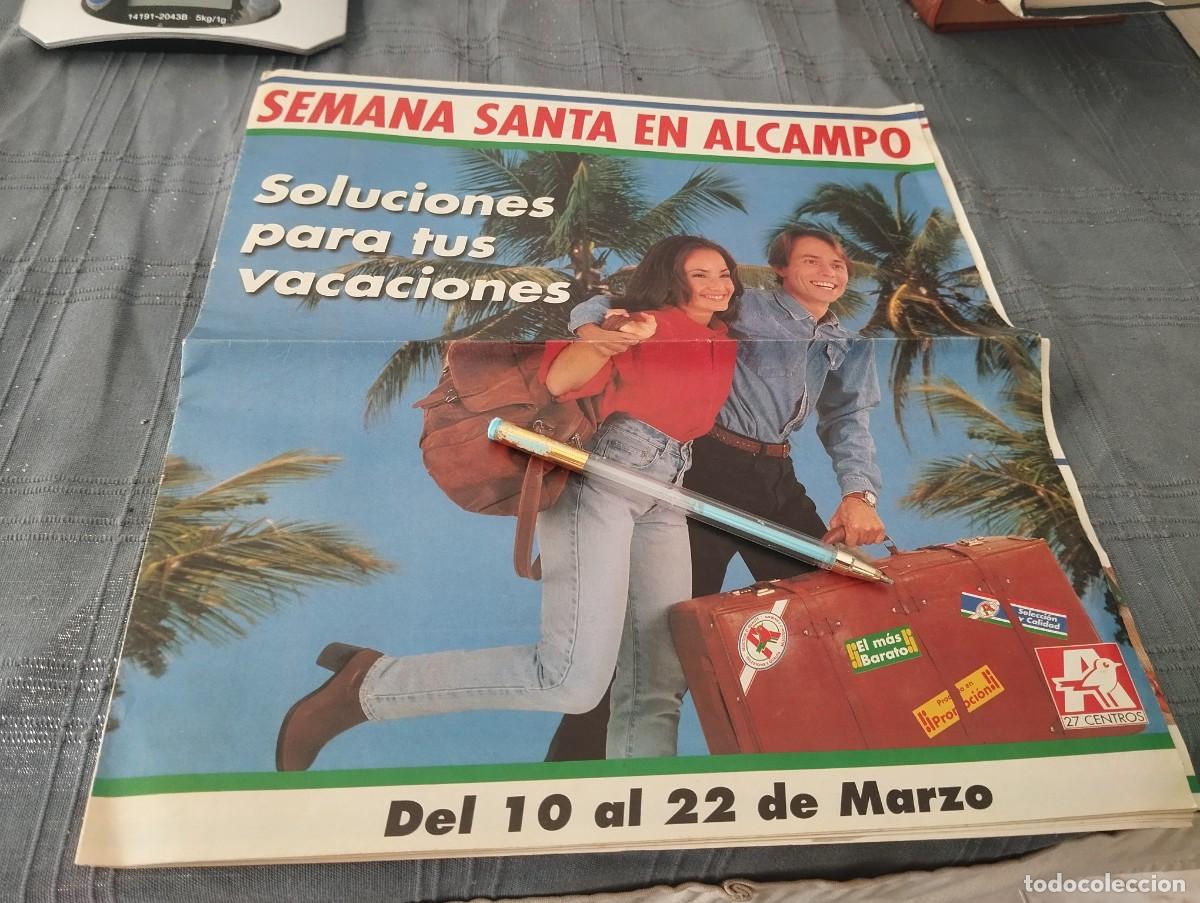 Cat&aacute;logos publicitarios: SUPERMERCADO ALCAMPO SEMANA SANTA A&Ntilde;O 1997 CATALOGO PRECIOS EN PESETAS