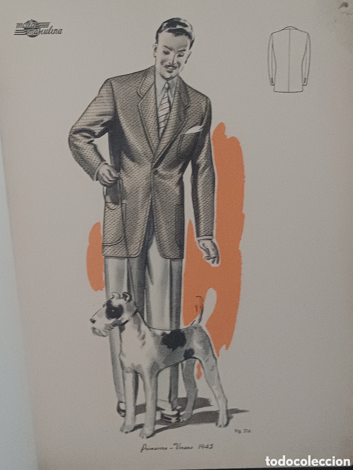 Cat&aacute;logos publicitarios: CAT&Aacute;LOGO MODA MASCULINA PRIMAVERA VERANO 1945 18 L&Aacute;MINAS SASTRER&Iacute;A. Incluye Mujer y Ni&ntilde;o).