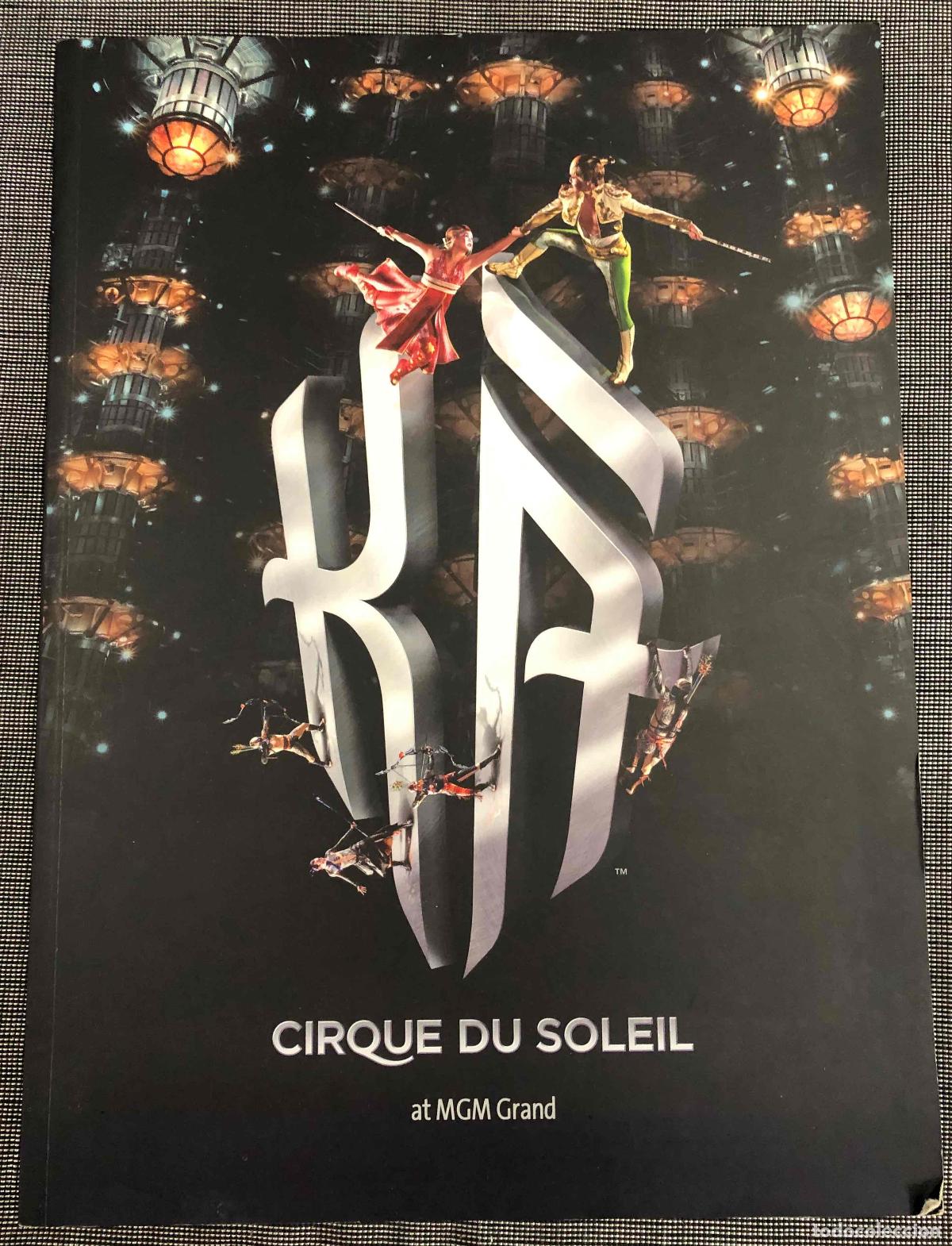 Cat&aacute;logos publicitarios: CATALOGO PUBLICITARIO CIRQUE DU SOLEIL KA AT MGM GRAND. TEXTOS EN INGLES