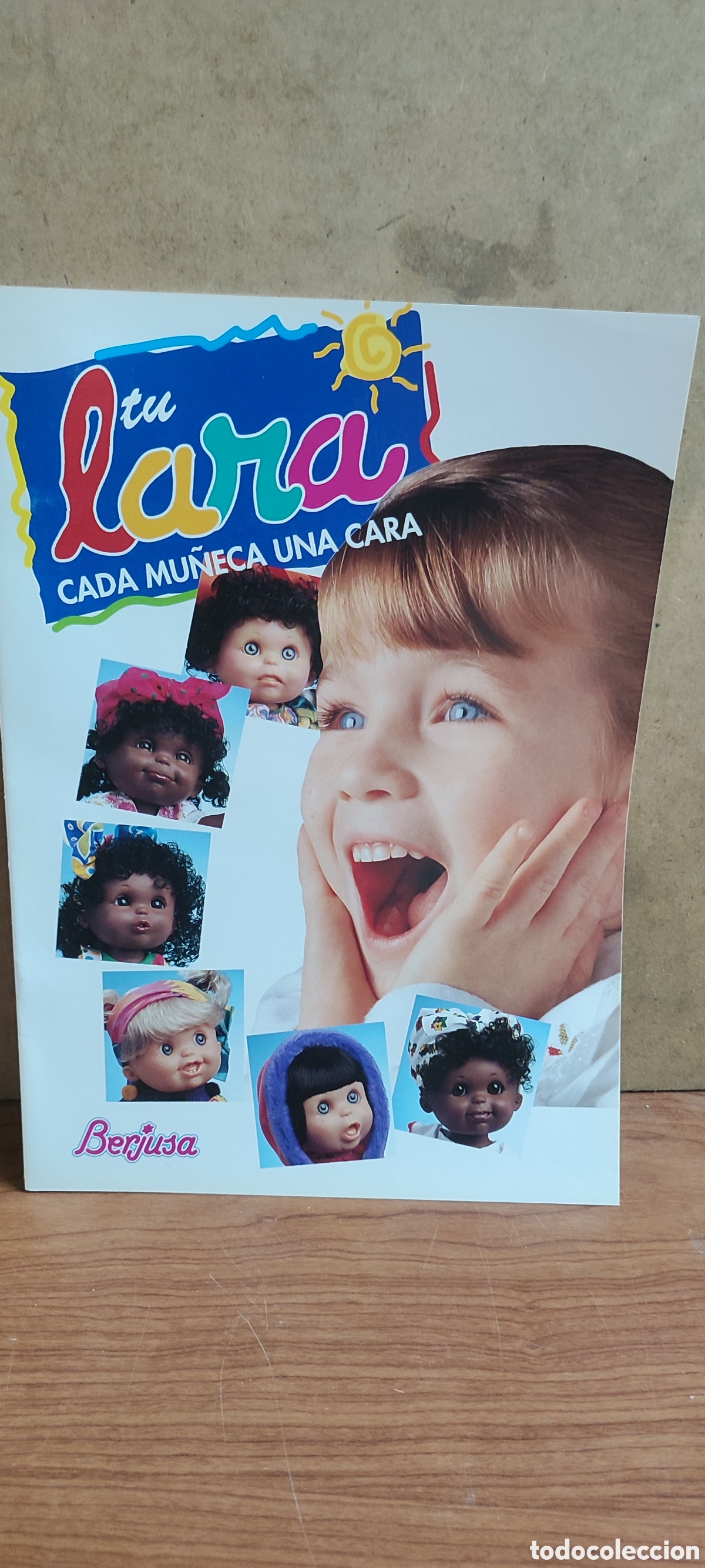 Cat&aacute;logos publicitarios: Antiguo cat&aacute;logo Berjusa Lara Cada Mu&ntilde;eca una Cara. Berenguer, etc ...