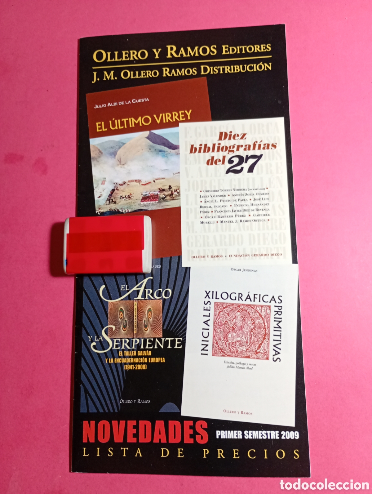 Cat&aacute;logos publicitarios: MADRID OLLERO Y RAMOS EDITORES CAT&Aacute;LOGO NOVEDADES Y PRECIOS PRIMER SEMESTRE 2009