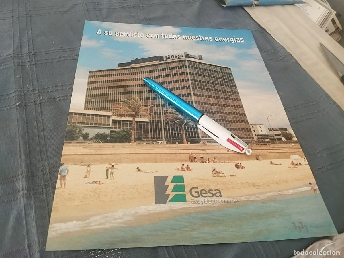 Cat&aacute;logos publicitarios: GESA GAS Y ELECTRICIDAD MALLORCA ANUNCIO PUBLICIDAD REVISTA A&Ntilde;OS 90 BONITO PARA ENMARCAR
