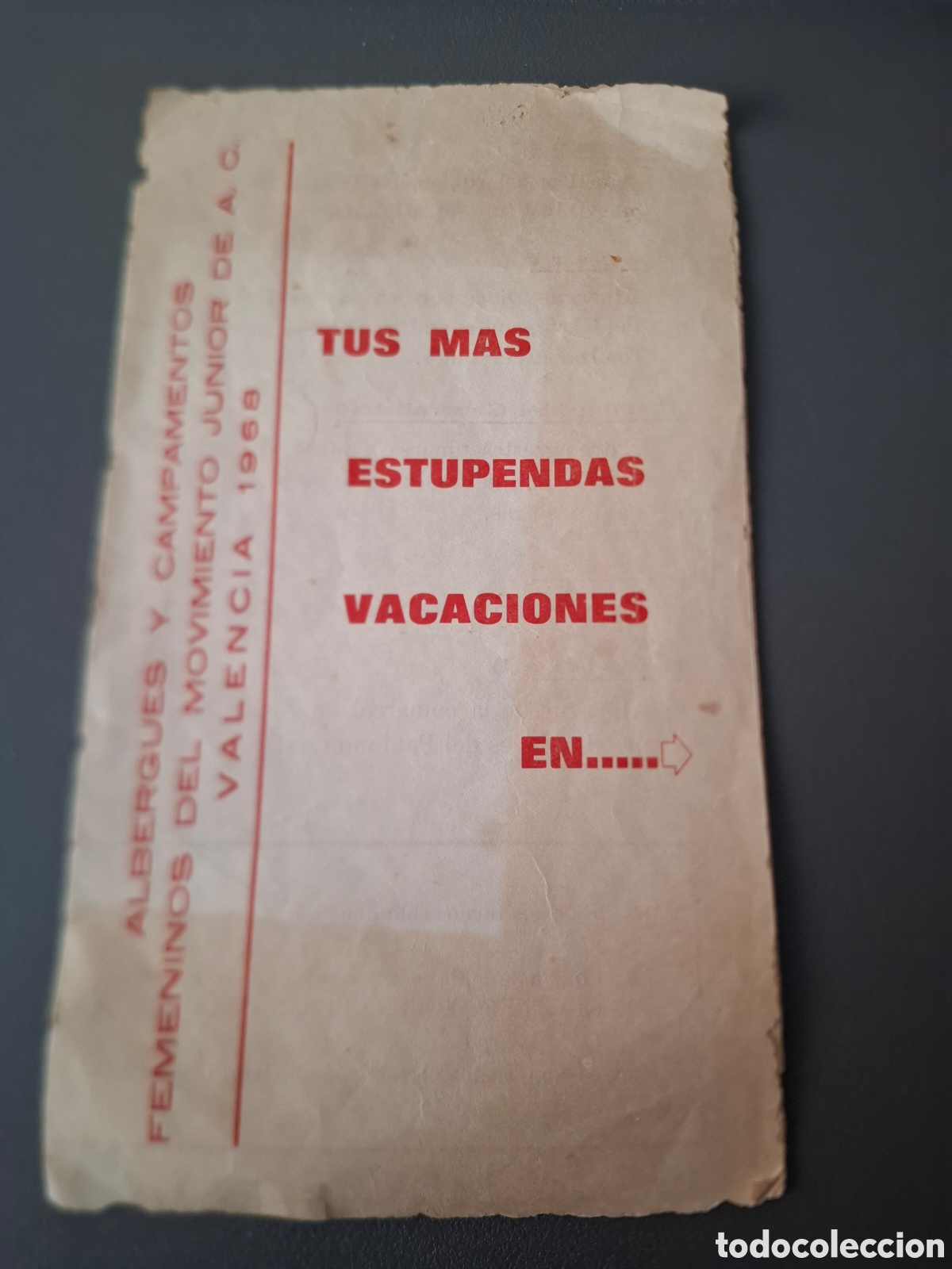 Cat&aacute;logos publicitarios: Tus mas estupendas vacaciones- albergues y campamentos femeninos movimiento junior- 1968