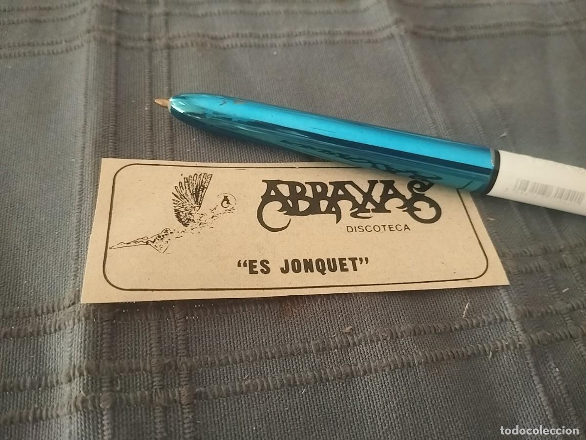 Cat&aacute;logos publicitarios: DISCOTECA ABRAXAS ES JONQUET MALLORCA ANUNCIO PUBLICIDAD 1987