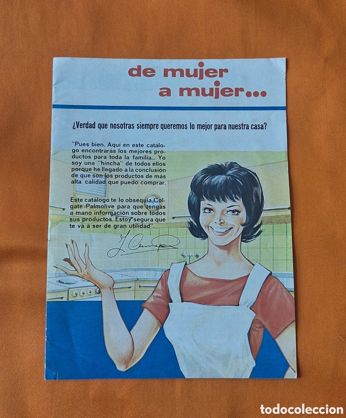 Cat&aacute;logos publicitarios: Antiguo Cat&aacute;logo Publicitario Productos Ajax - Colgate - Palmolive - A&ntilde;o 1969