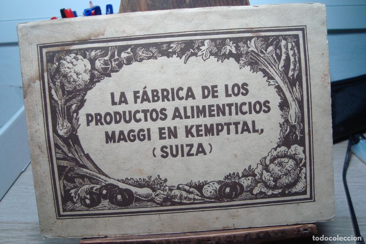 Cat&aacute;logos publicitarios: LA FABRICA PRODUCTOS ALIMENTICIOS MAGGI EN KEMPTTAL SUIZA. GASTON RIVALS A&Ntilde;OS 30?