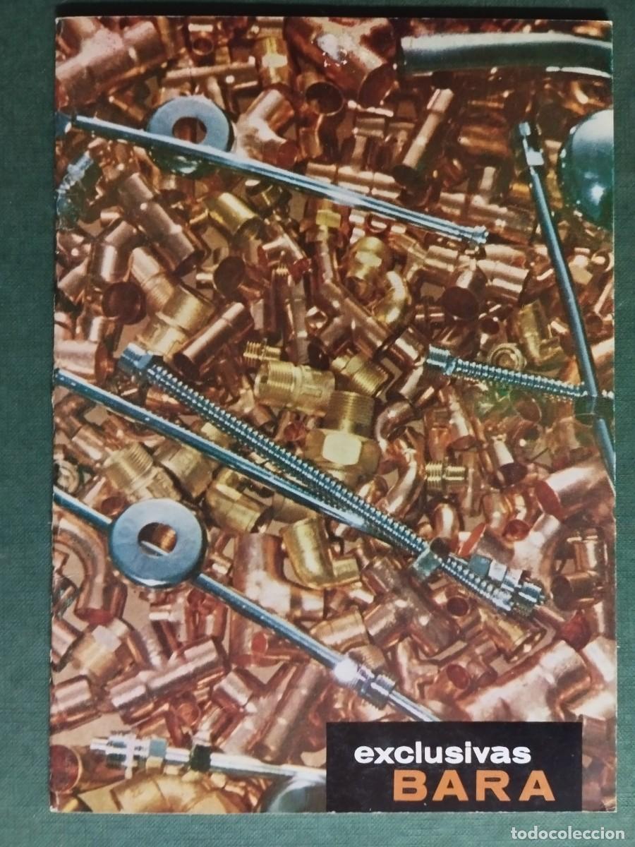 Cat&aacute;logos publicitarios: CATALOGO EXCLUSIVAS BARA BARCELONA 1973 TUBOS COBRE AGUA PUBLICIDAD