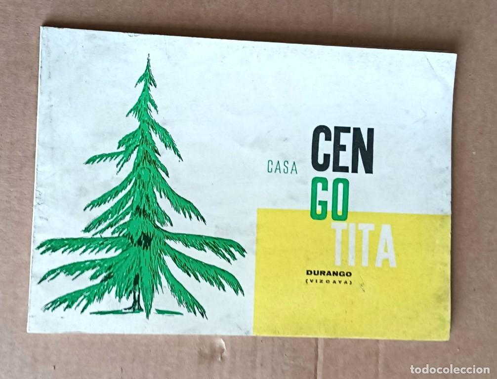 Cat&aacute;logos publicitarios: Cat&aacute;logo del vivero CASA CENGOTITA Durango &ndash; Vizcaya lista de precios campa&ntilde;a 1962 - 63