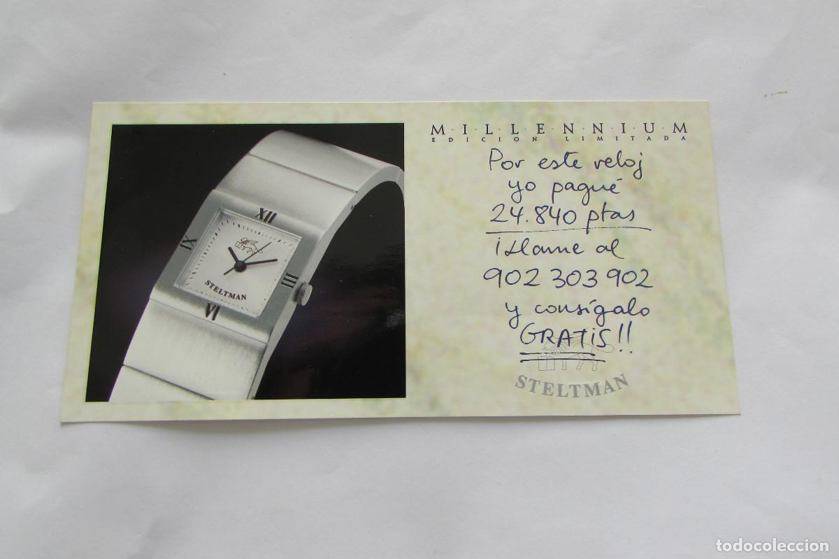 Cat&aacute;logos publicitarios: TARJETA PUBLICIDAD STELTMAN MILLENIUM EDICION LIMITADA