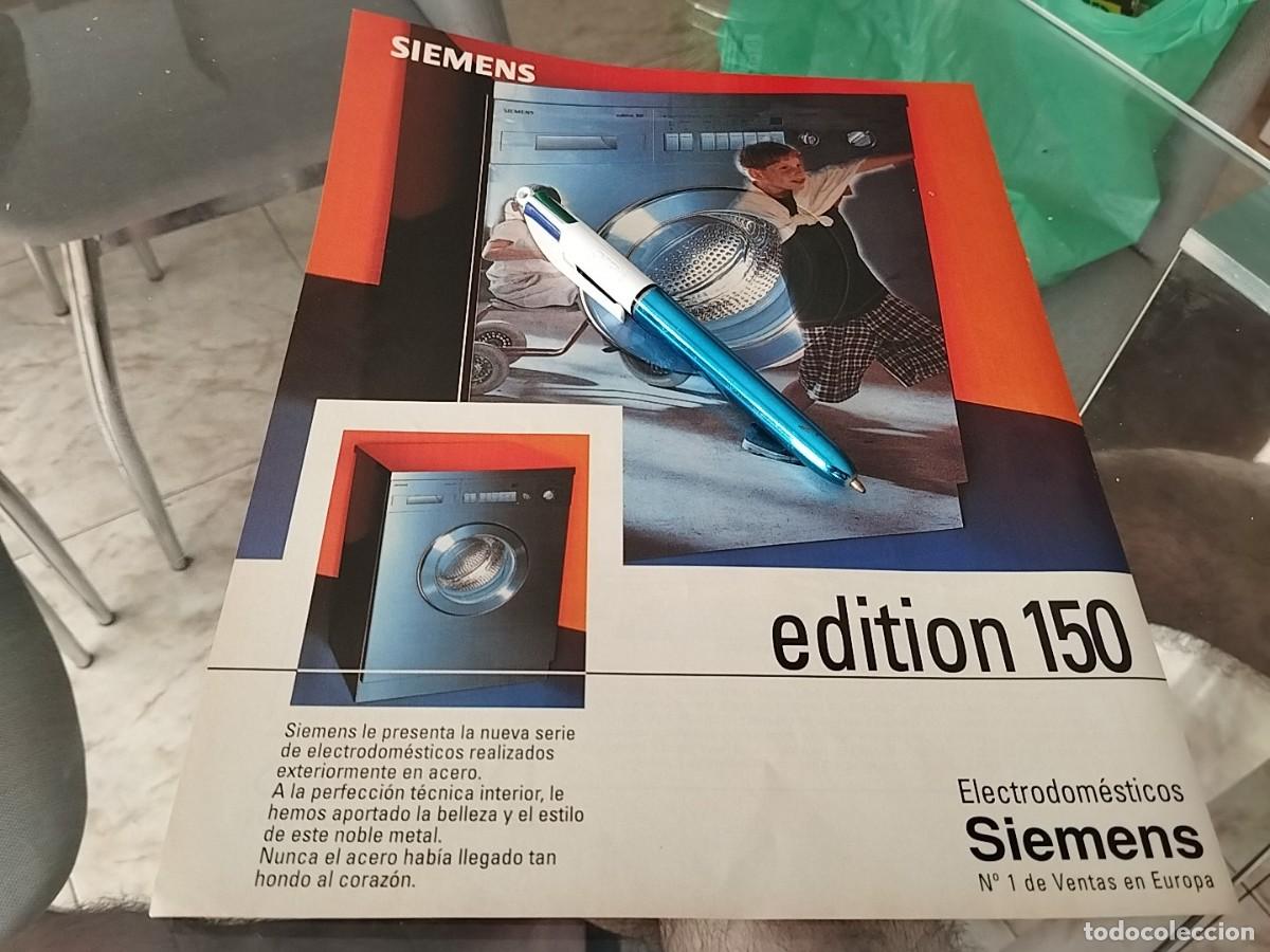 Cat&aacute;logos publicitarios: LAVADORA SIEMENS EDITION 150 ANUNCIO PUBLICIDAD REVISTA 1994 BONITO PARA ENMARCAR