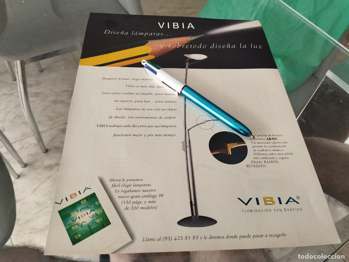 Cat&aacute;logos publicitarios: LAMPARA VIBIA ANUNCIO PUBLICIDAD REVISTA 1994 BONITO PARA ENMARCAR