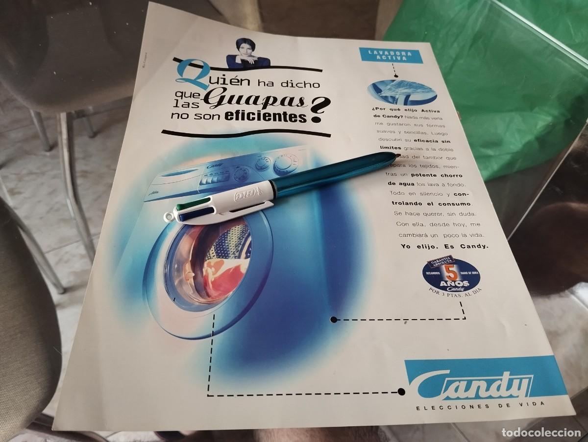 Cat&aacute;logos publicitarios: LAVADORA CANDY ANUNCIO PUBLICIDAD REVISTA 1994 BONITO PARA ENMARCAR