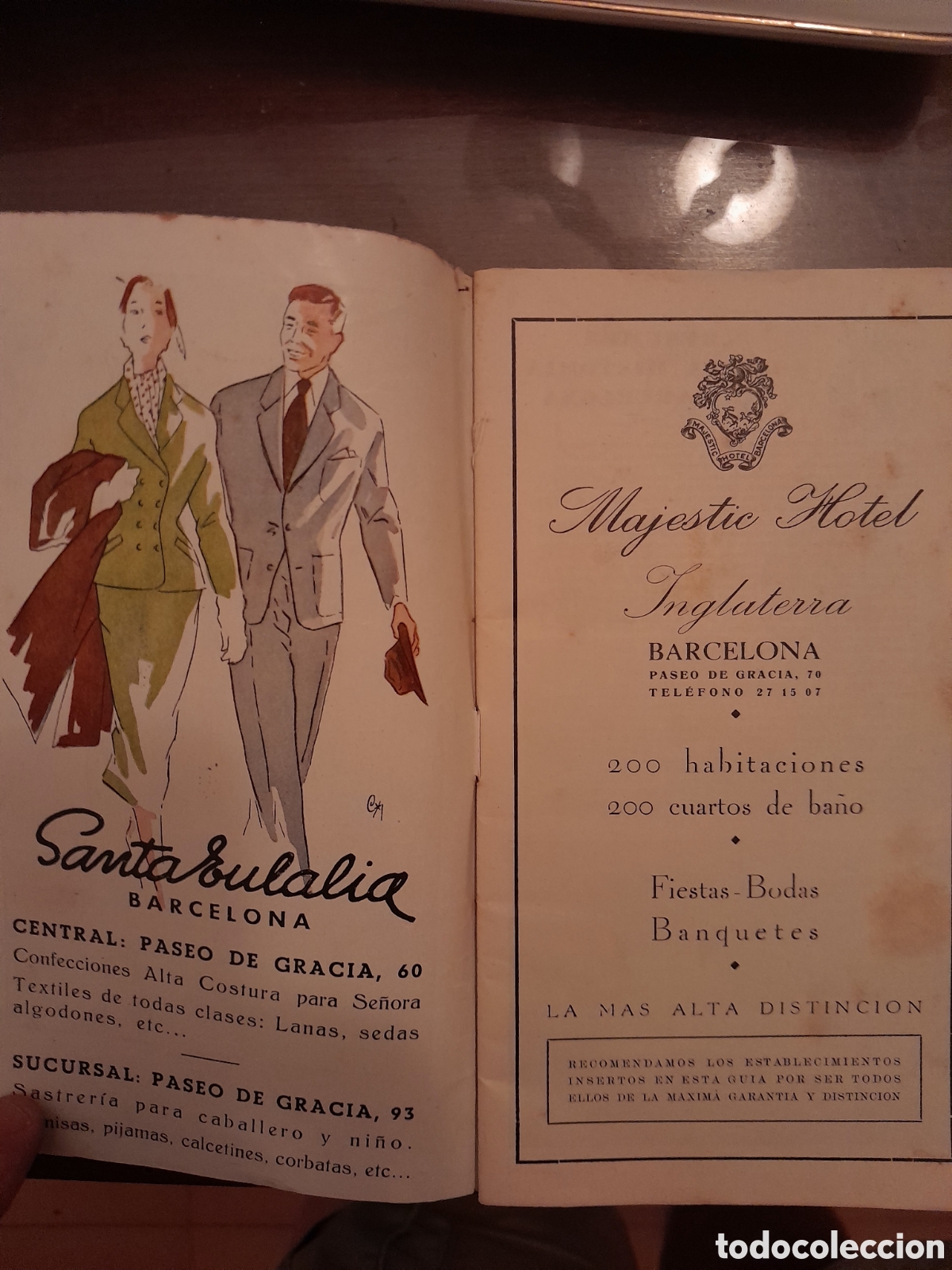 Cat&aacute;logos publicitarios: Gu&iacute;a de Barcelona y Catalunya 1952 - Foto 2