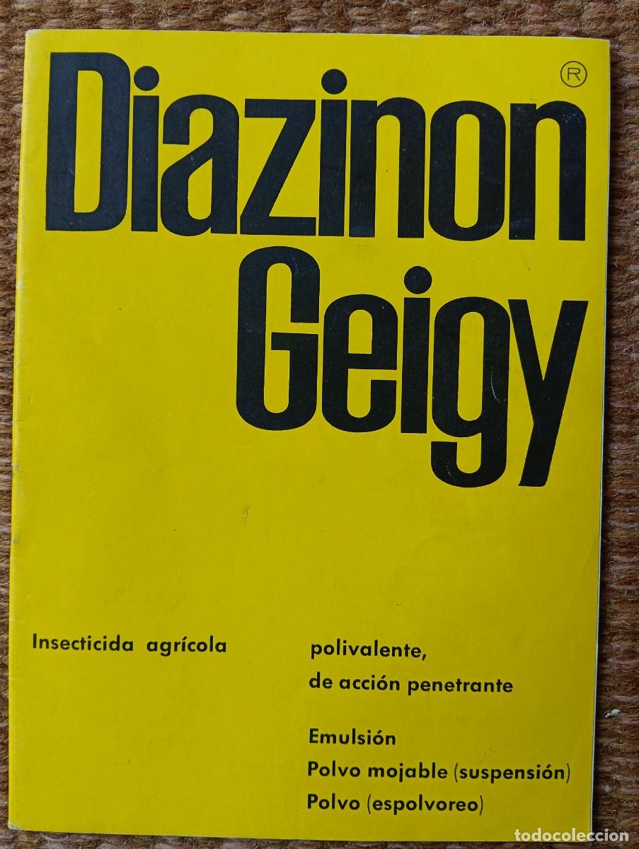 Cat&aacute;logos publicitarios: DIAZINON GEIGY - INSECTICIDA AGRICOLA MEDEM