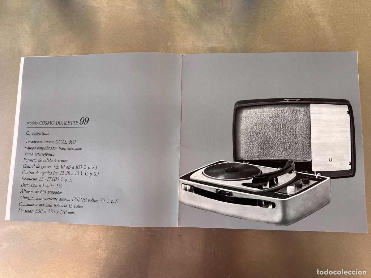 Cat&aacute;logos publicitarios: CATALOGO ORIGINAL TOCADISCOS COSMOS 1965 - Foto 4