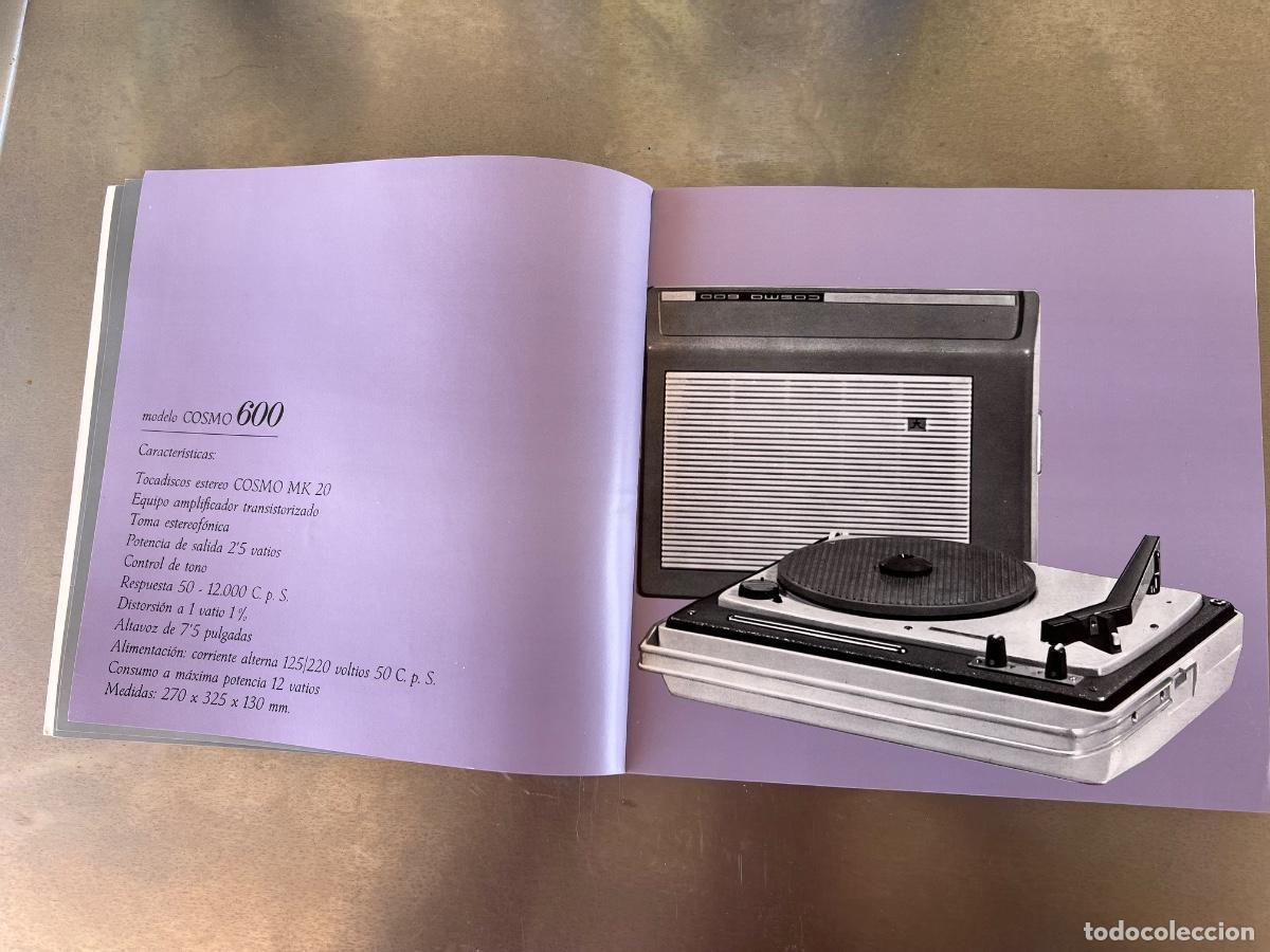 Cat&aacute;logos publicitarios: CATALOGO ORIGINAL TOCADISCOS COSMOS 1965 - Foto 5