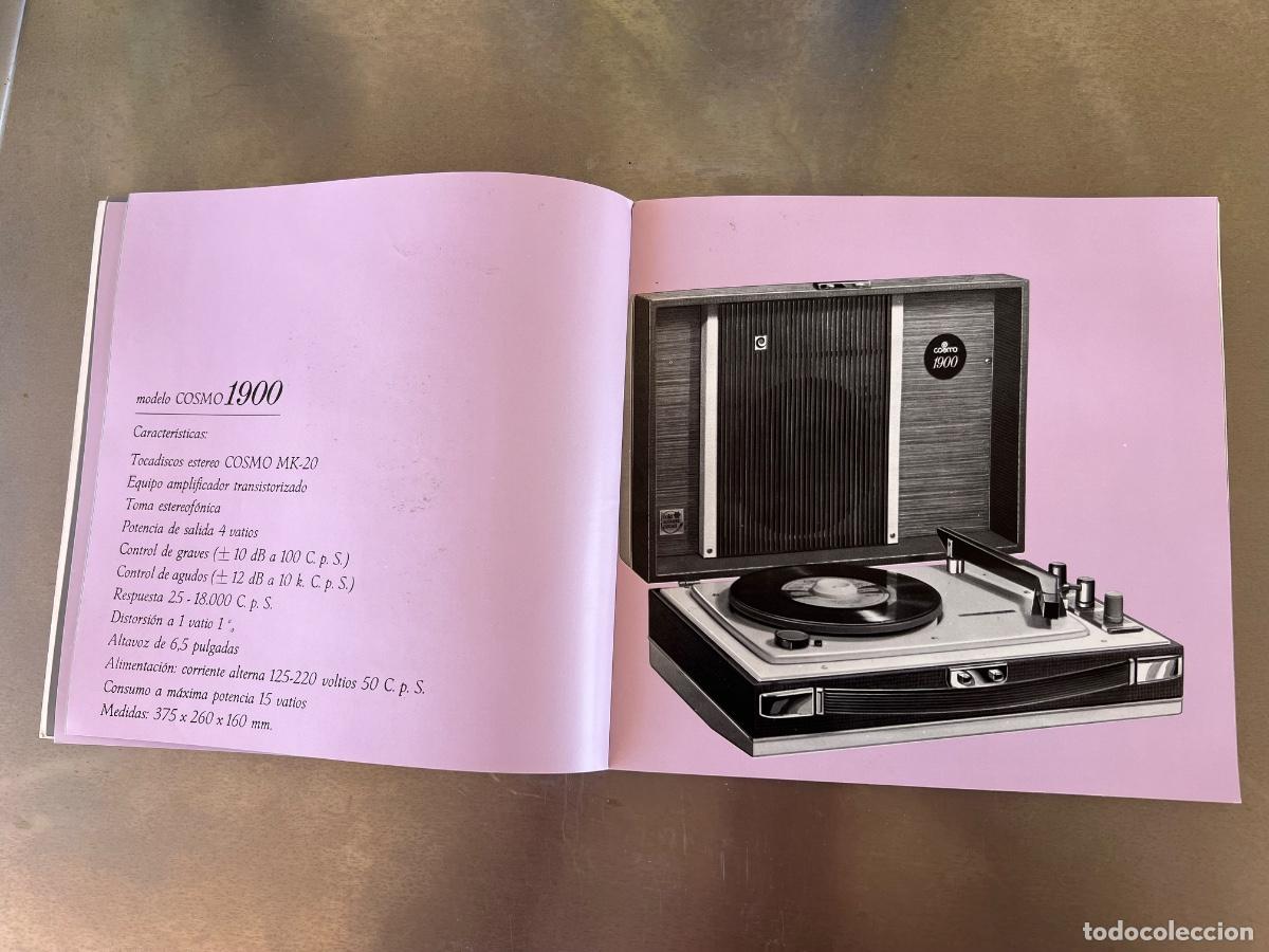 Cat&aacute;logos publicitarios: CATALOGO ORIGINAL TOCADISCOS COSMOS 1965 - Foto 7