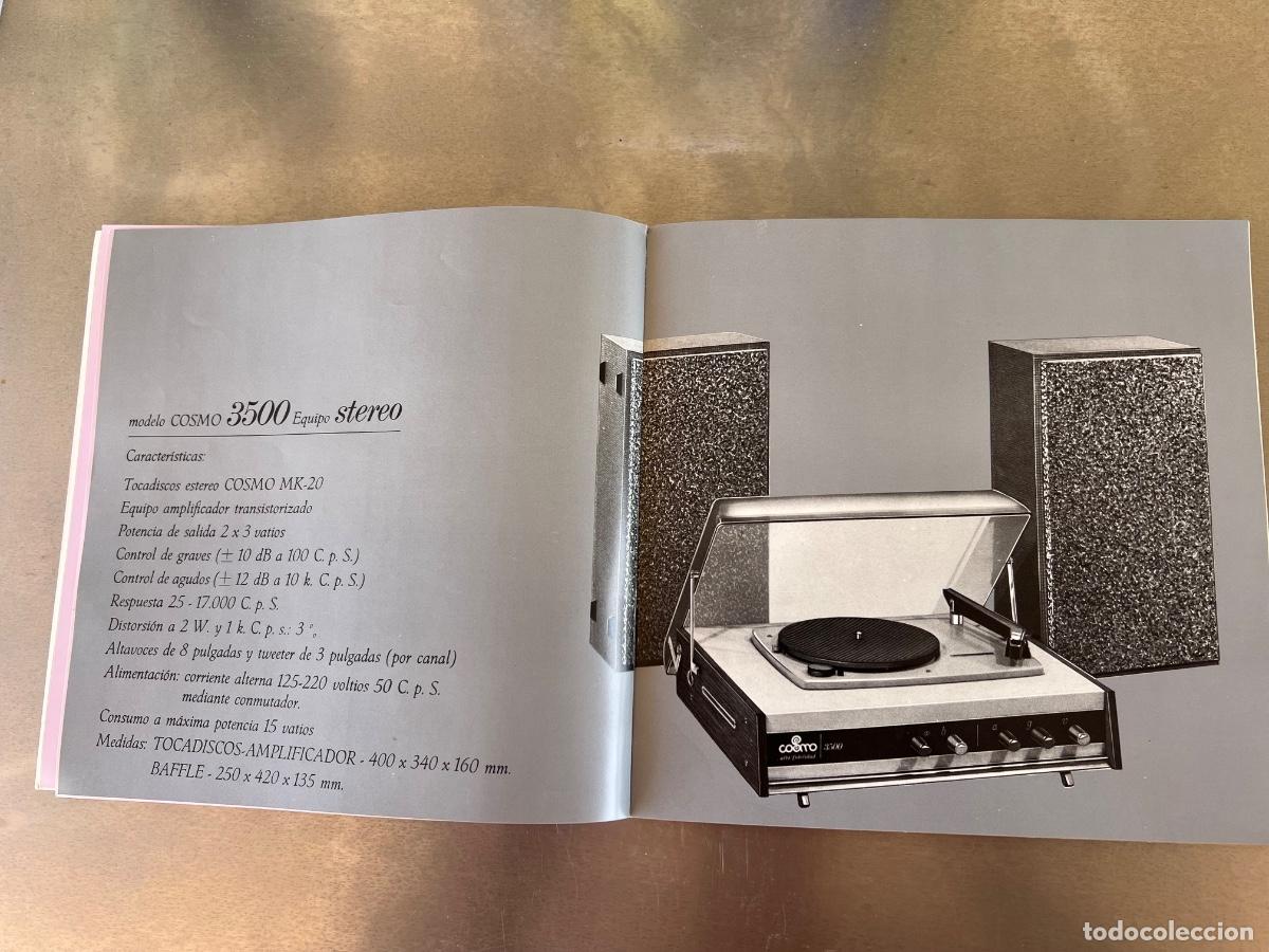 Cat&aacute;logos publicitarios: CATALOGO ORIGINAL TOCADISCOS COSMOS 1965 - Foto 9