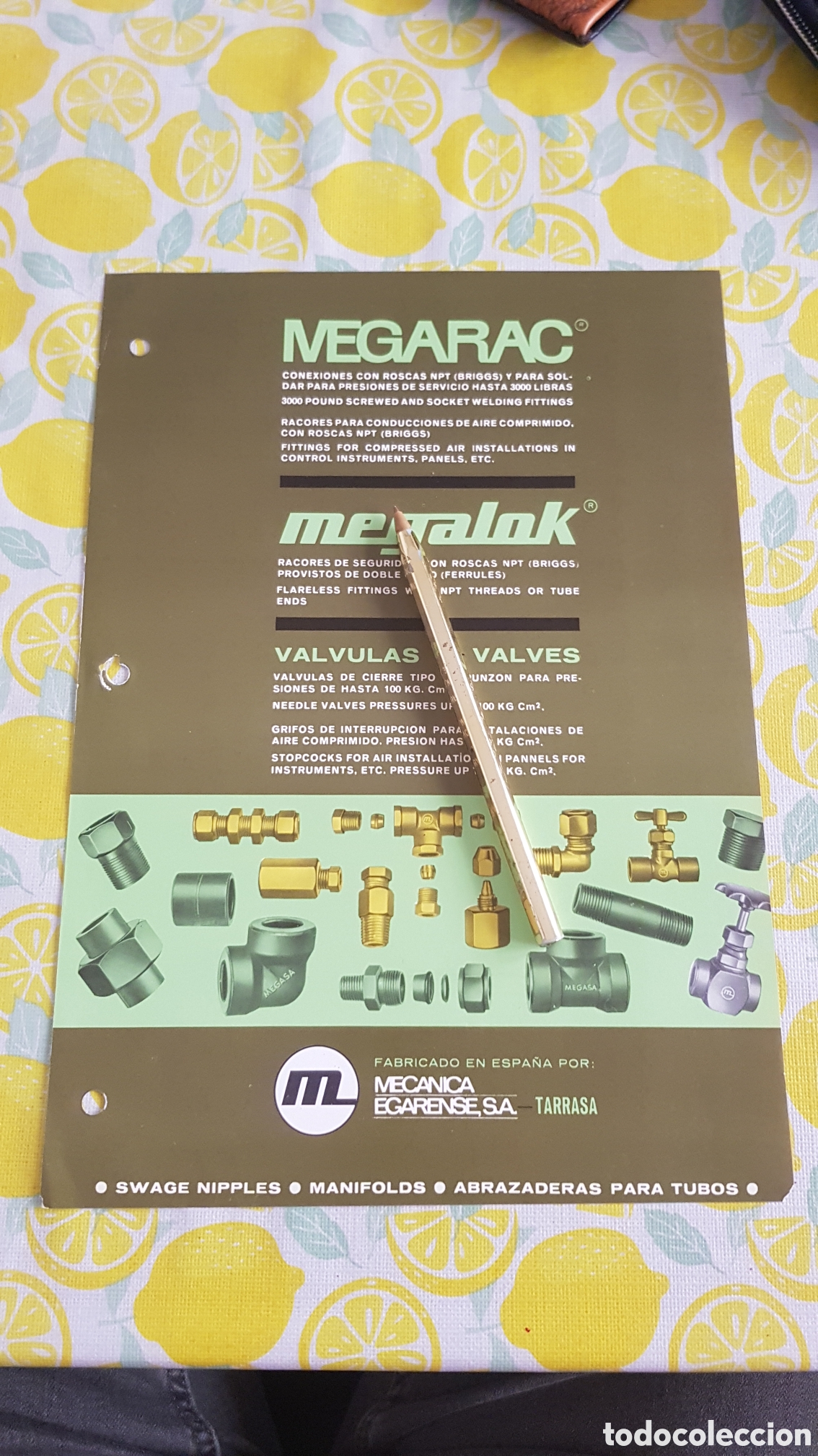 Cat&aacute;logos publicitarios: Folleto Mecanica Egarense S.A