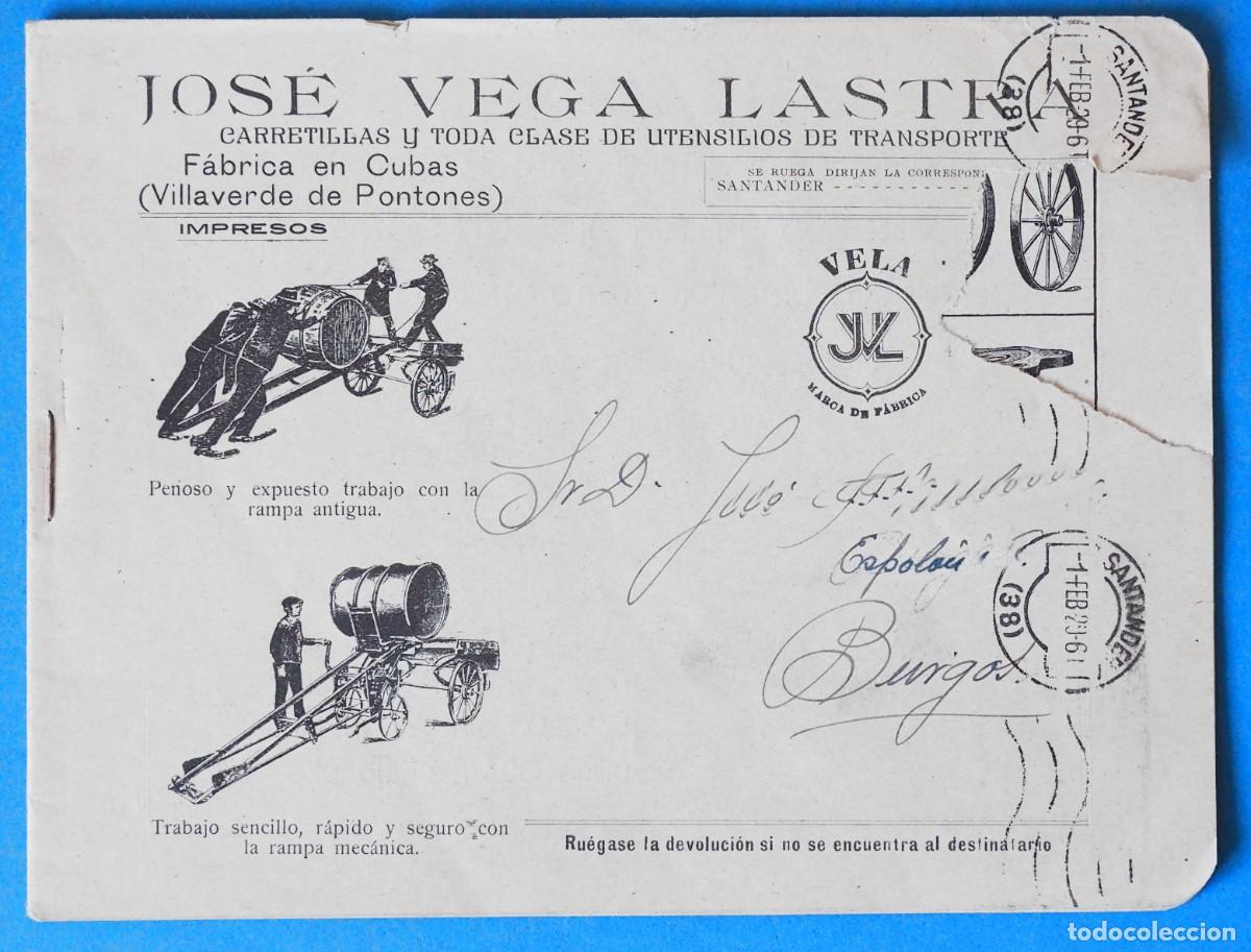 Cat&aacute;logos publicitarios: ANTIGUO CATALOGO: CARRETILLAS Y TODA CLASE... JOS&Eacute; VEGA LASTRA. VILLAVERDE DE PONTONES (CANTABRIA)