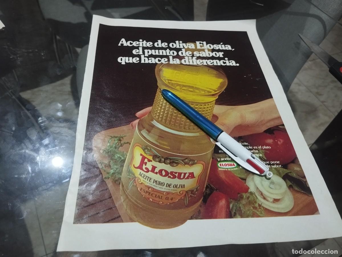 Cat&aacute;logos publicitarios: ELOSUA ACEITE DE OLIVA ANUNCIO PUBLICIDAD REVISTA 1981