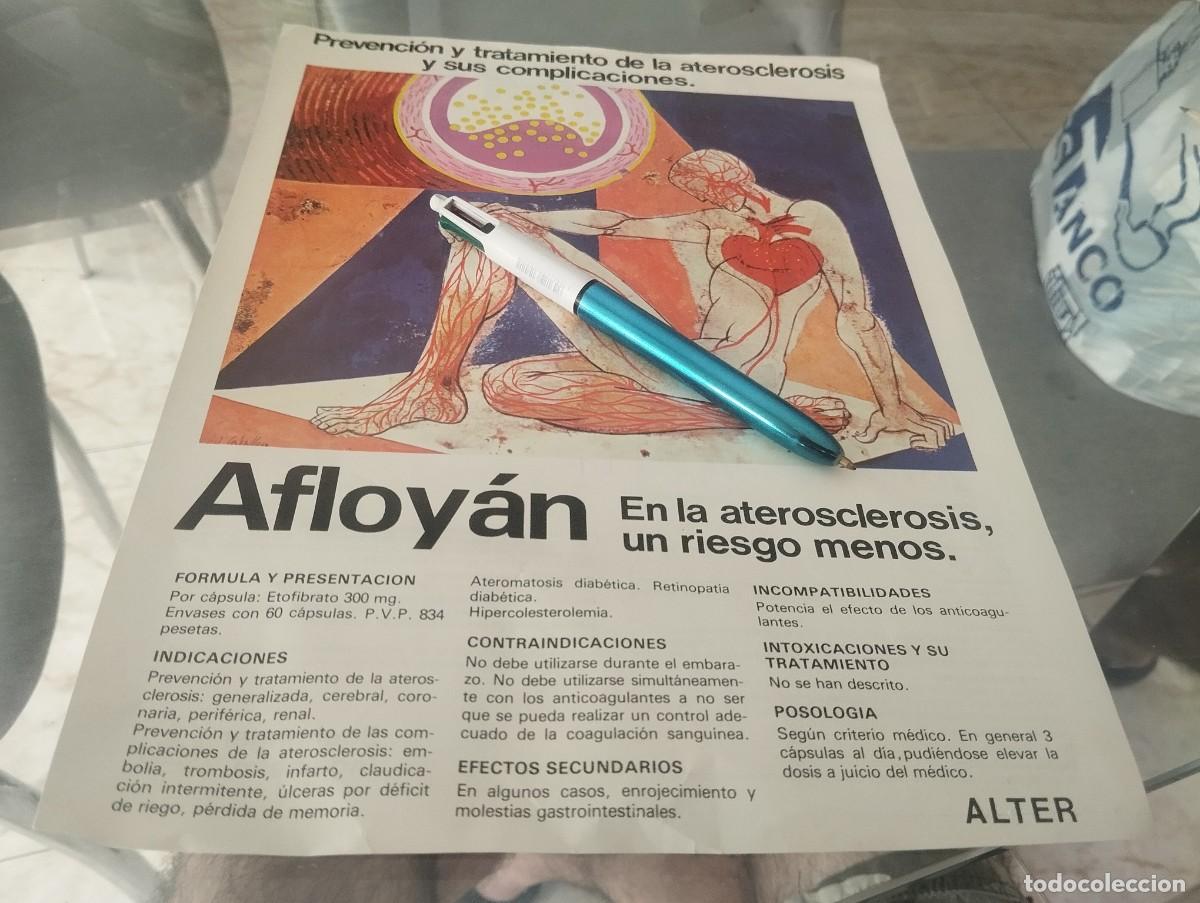 Cat&aacute;logos publicitarios: MEDICAMENTO AFLOYAN ATEROSCLEROSIS REVERSO ATRIVENT BRONCOSELECTIVO ANUNCIO PUBLICIDAD REVISTA 1980