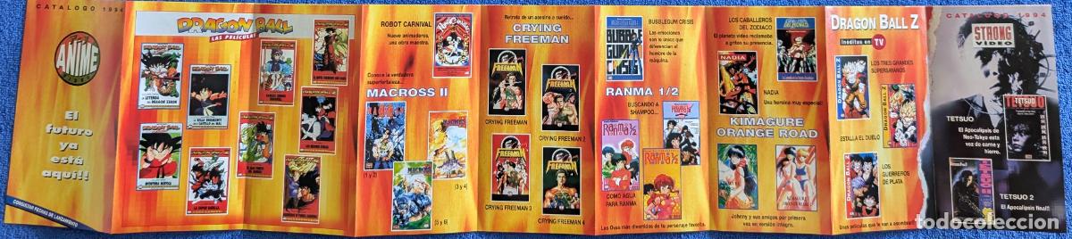 Cat&aacute;logos publicitarios: Cat&aacute;logo de pel&iacute;culas Anime - Manga Films