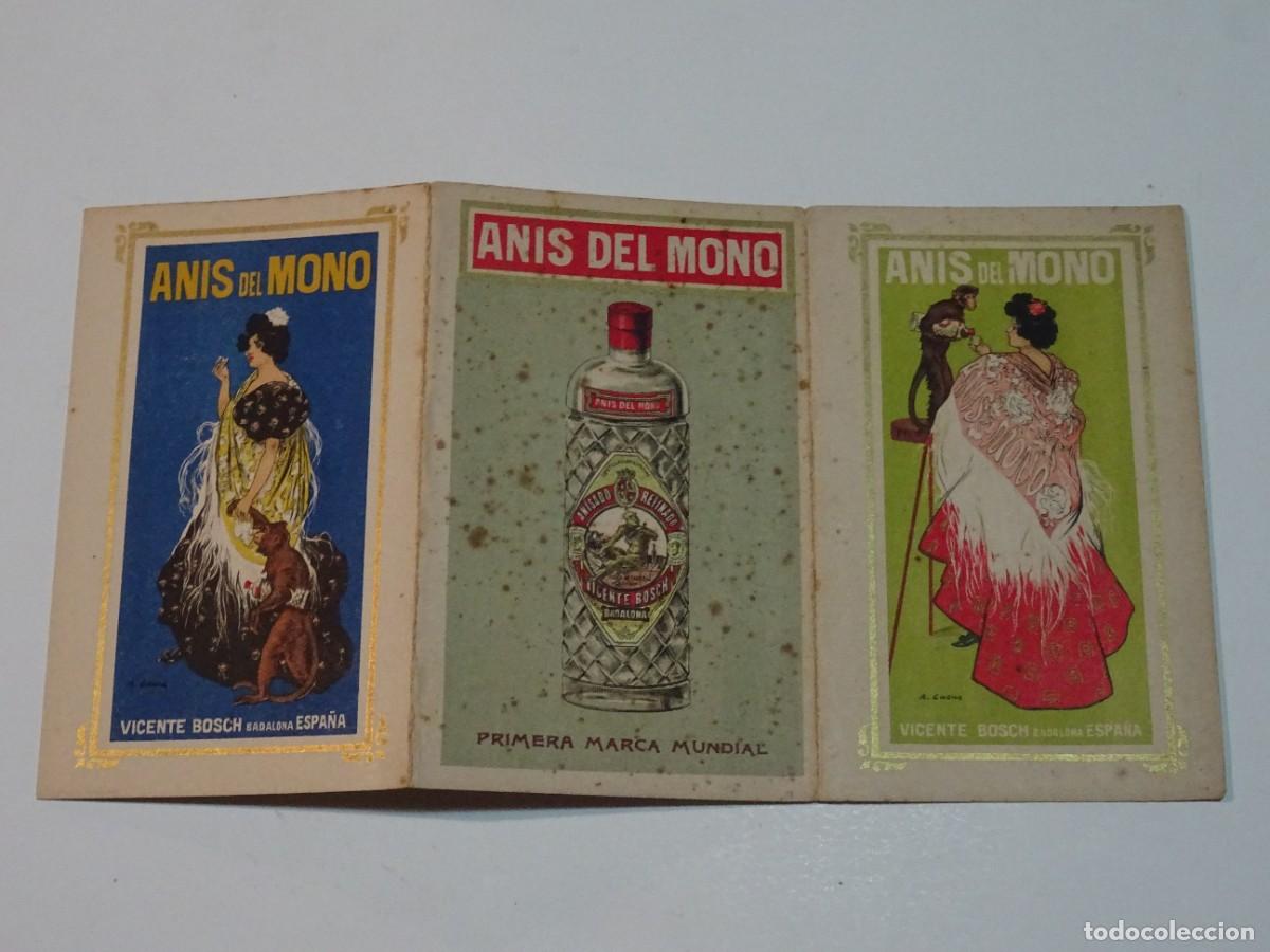 Cat&aacute;logos publicitarios: An&iacute;s del Mono - Vicente Bosch - Tr&iacute;ptico Antiguo Primera Marca Mundial / Ram&oacute;n Casas