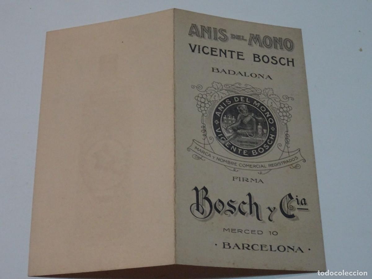 Cat&aacute;logos publicitarios: An&iacute;s del Mono - Vicente Bosch - Badalona / Folleto Prix Courant 1913